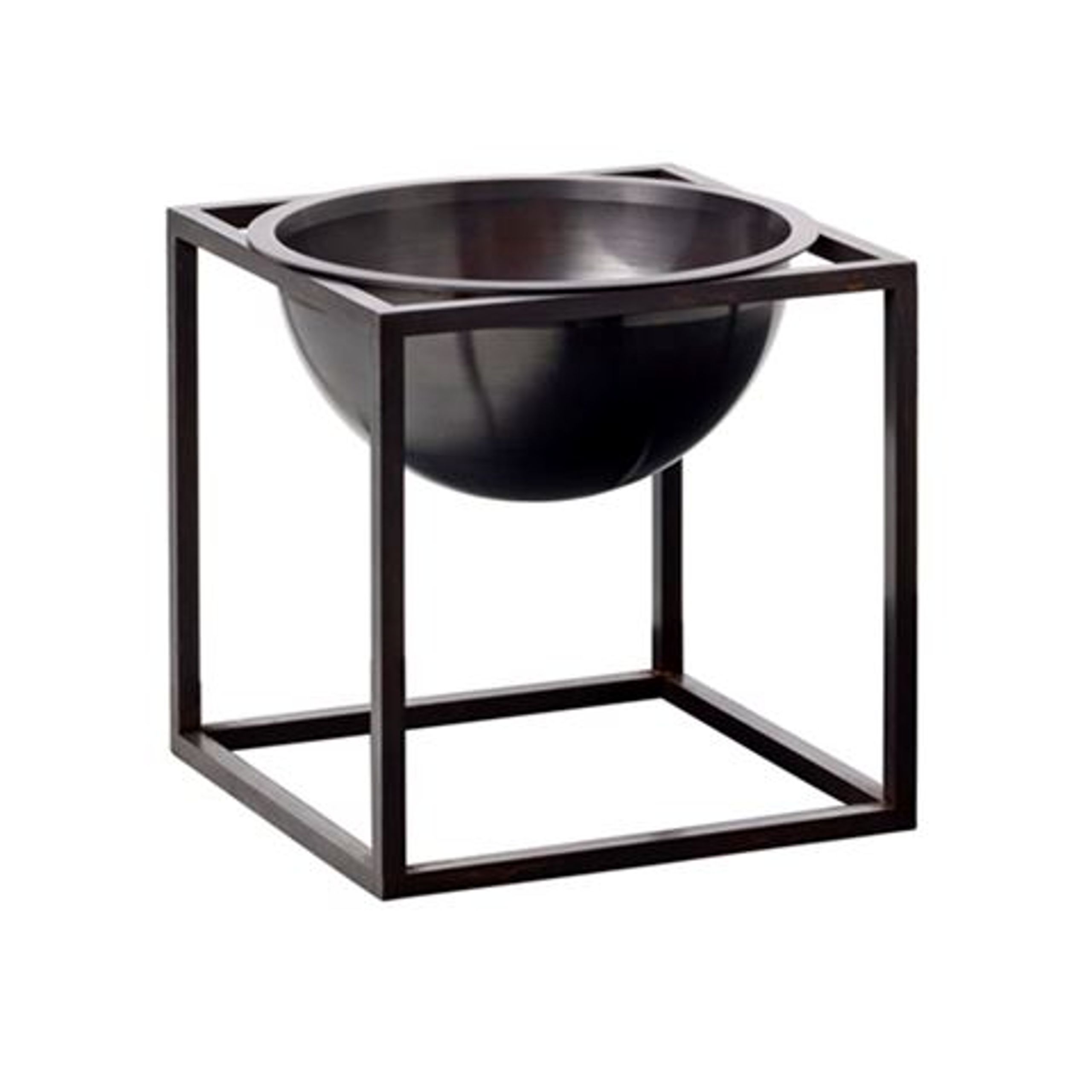 By Lassen - Skål - Kubus Bowl - Bruneret Kobber Small