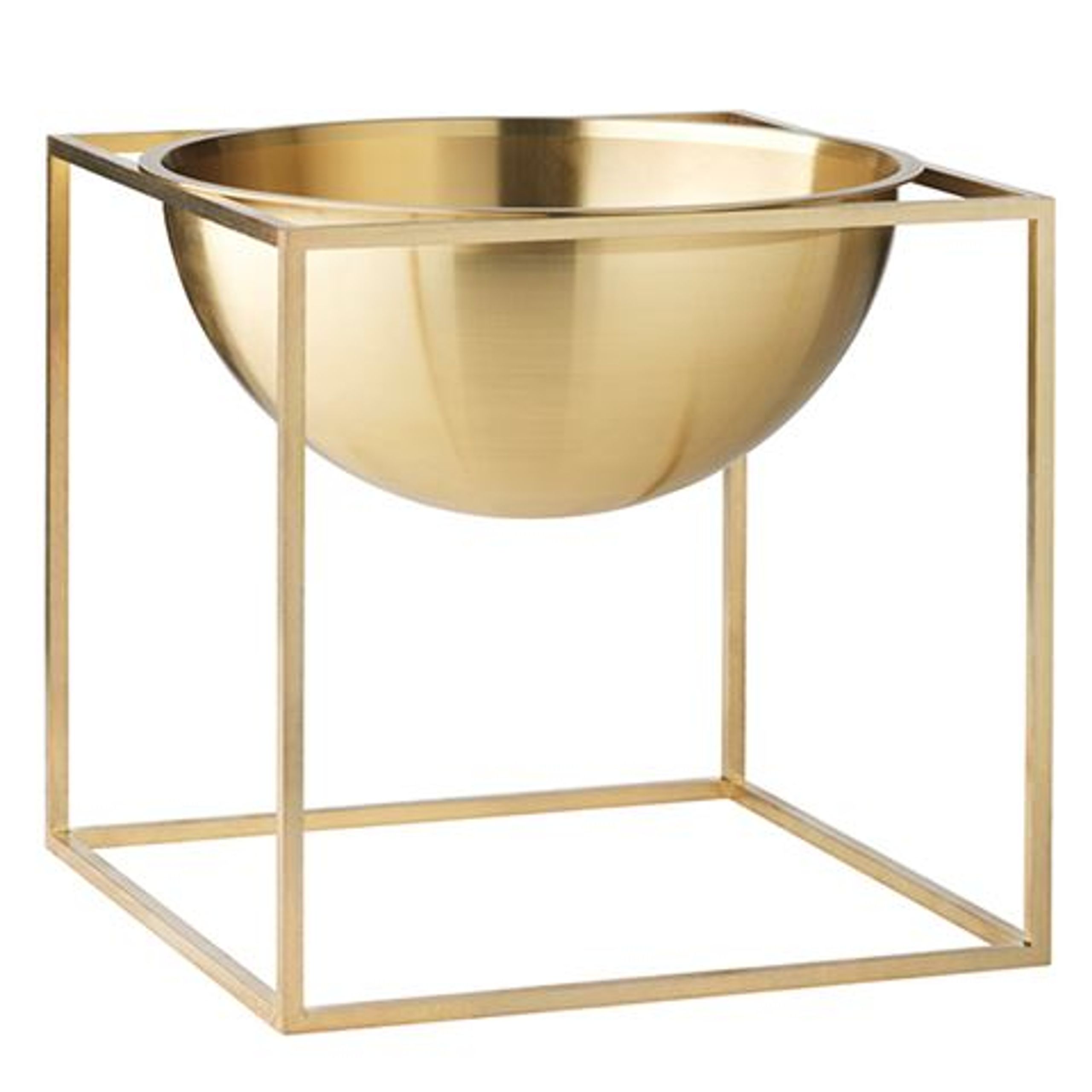By Lassen - Bowl - Kubus Bowl - Brass Large