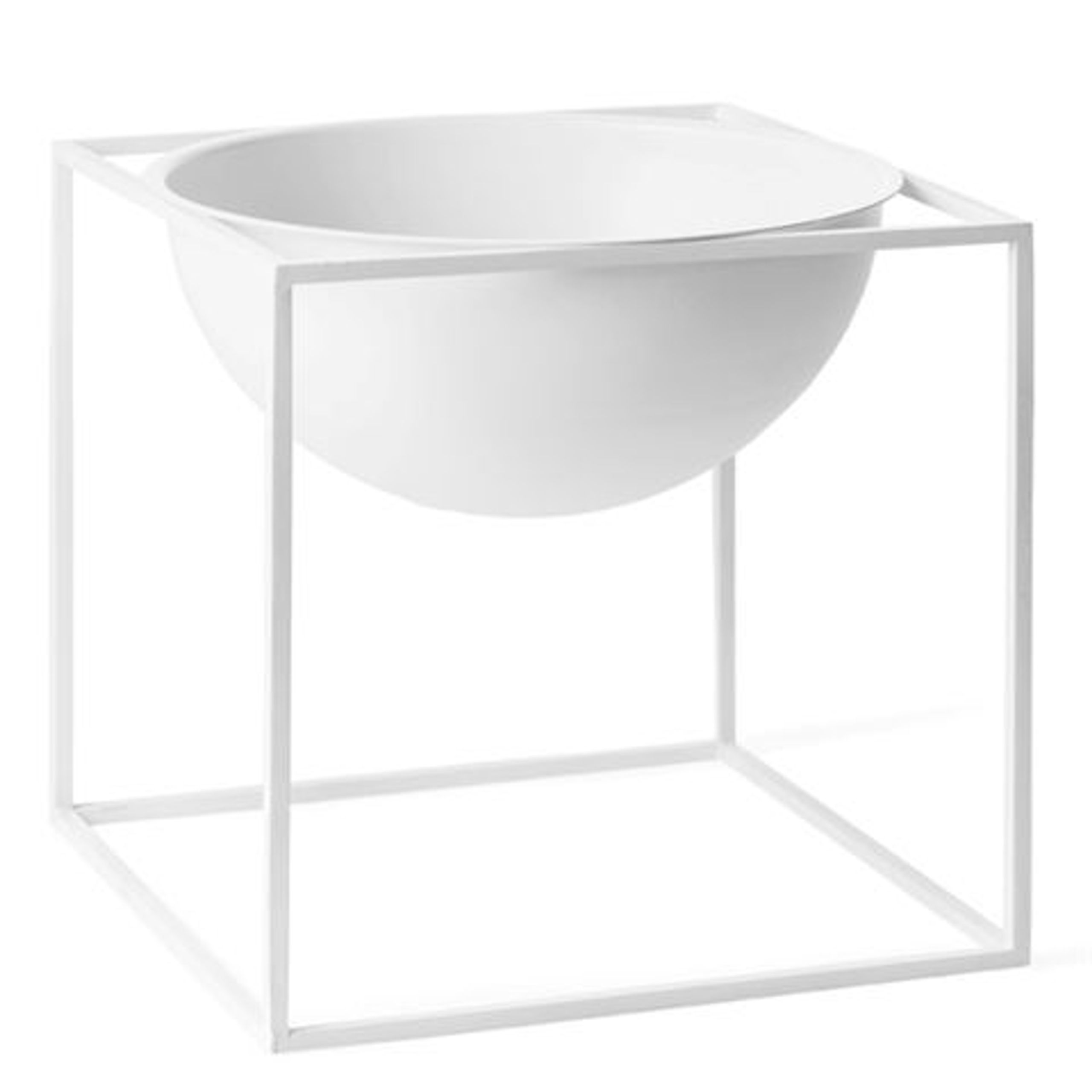 By Lassen - Skål - Kubus Bowl - Hvid Large