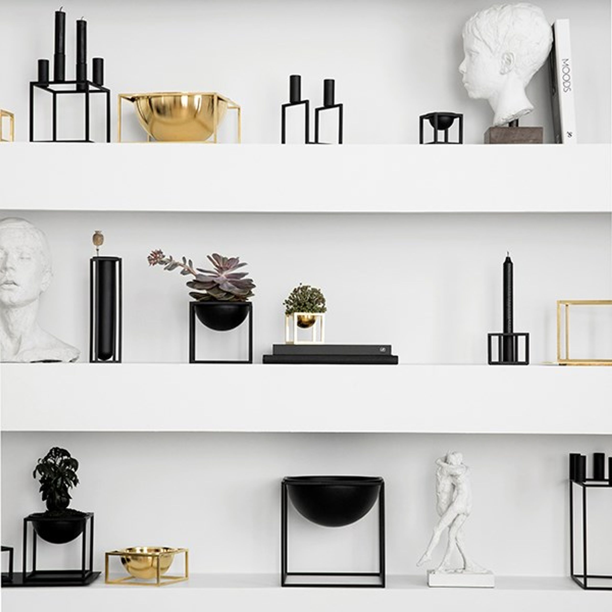 By Lassen - Skål - Kubus Centerpiece - Messing Small