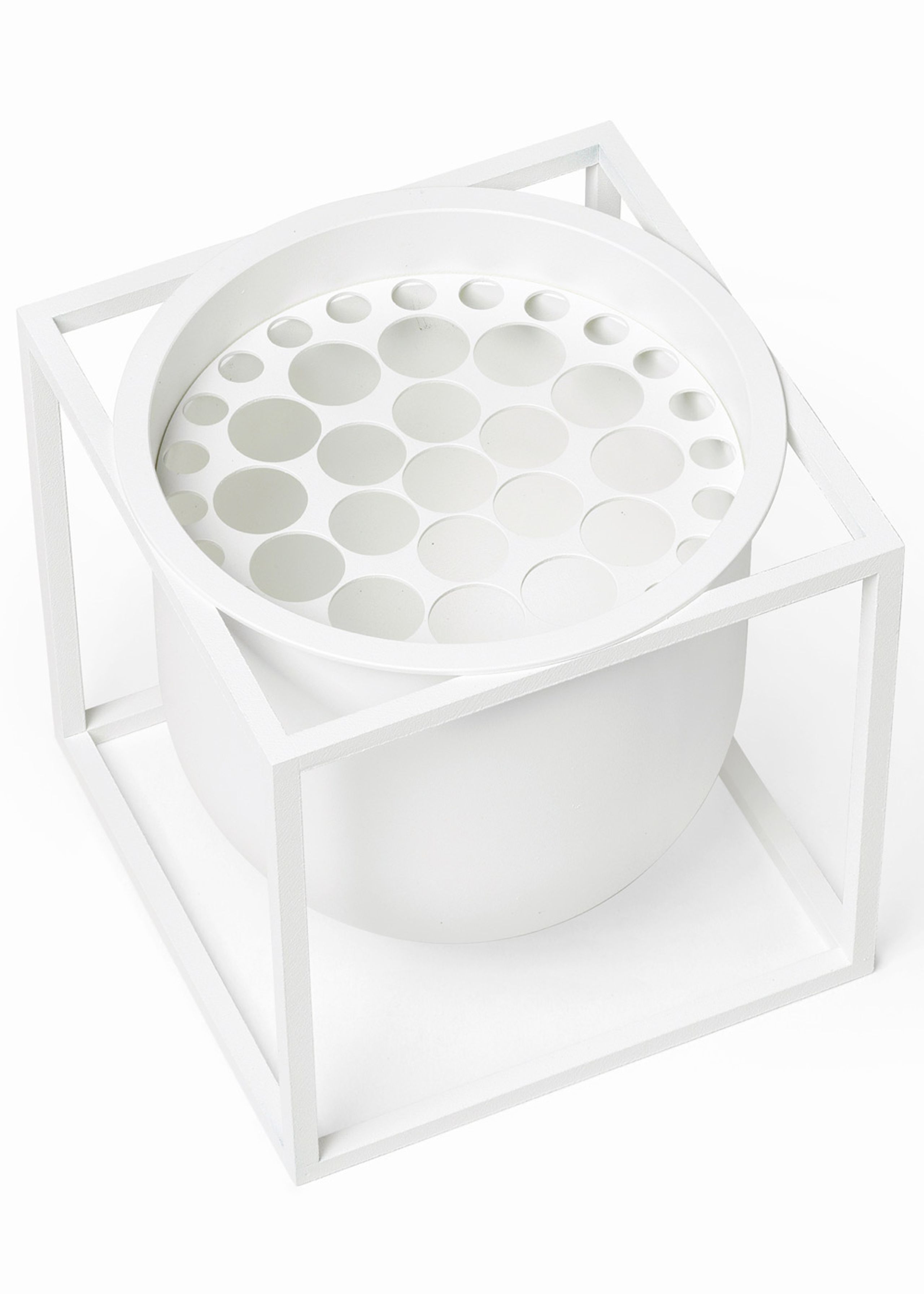 By Lassen - Flowerpot - Kubus Flowerpot - White