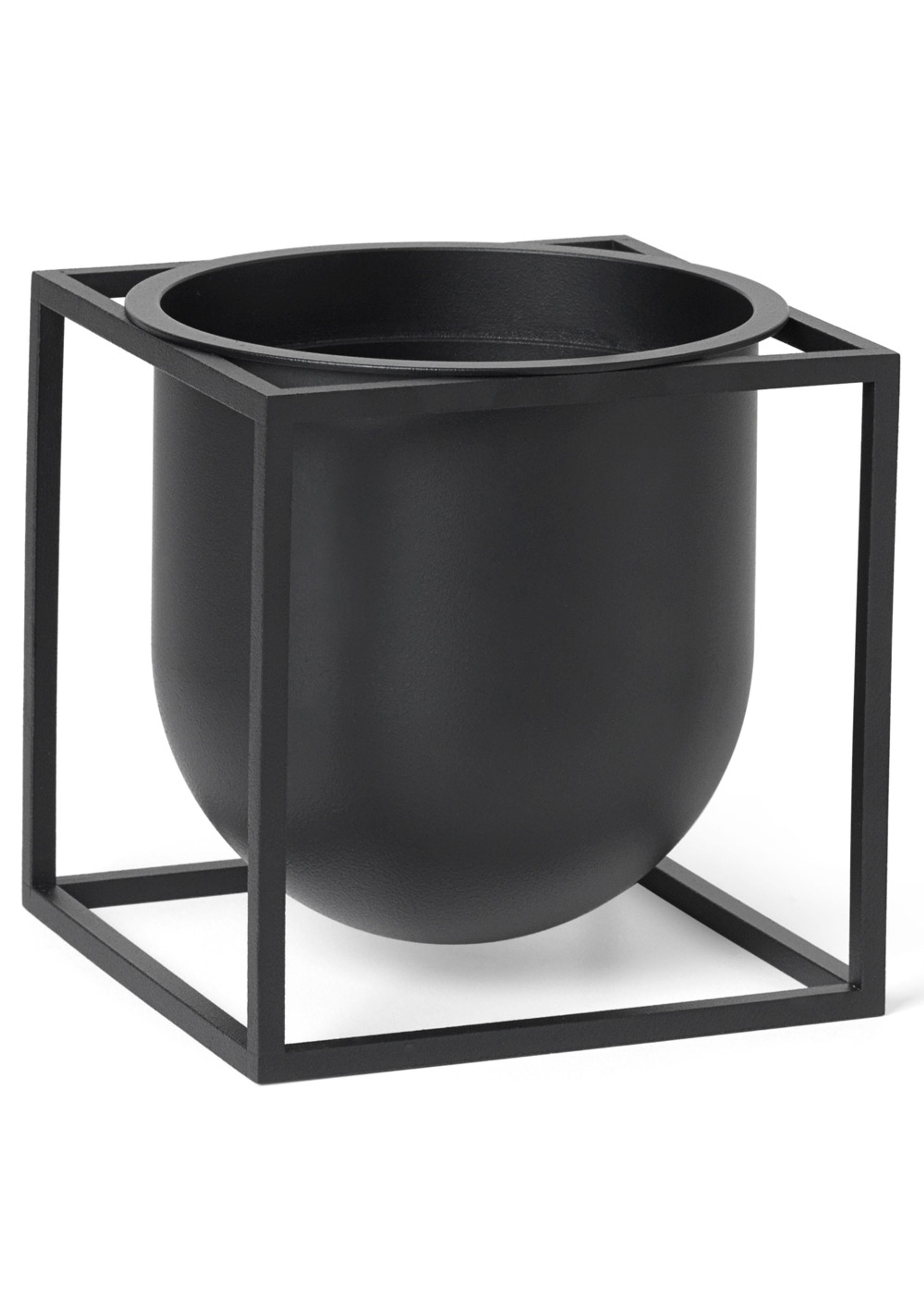By Lassen - Urtepotte - Kubus Flowerpot - Sort