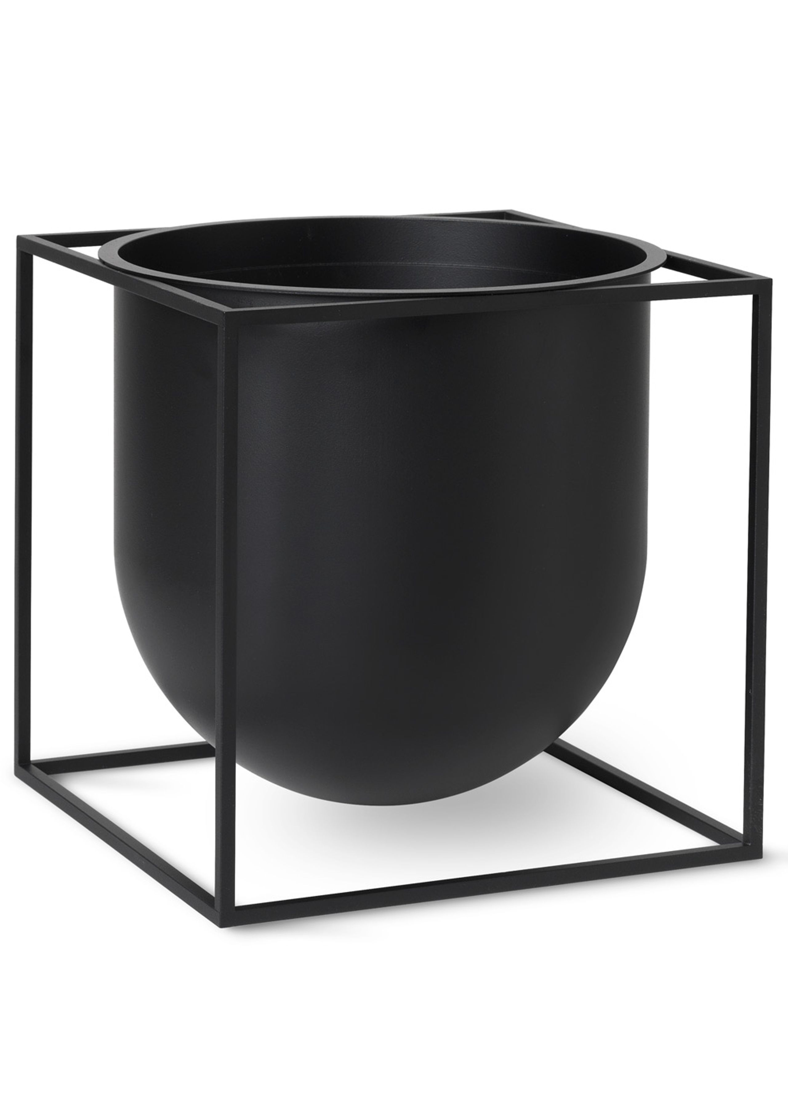 By Lassen - Urtepotte - Kubus Flowerpot - Sort