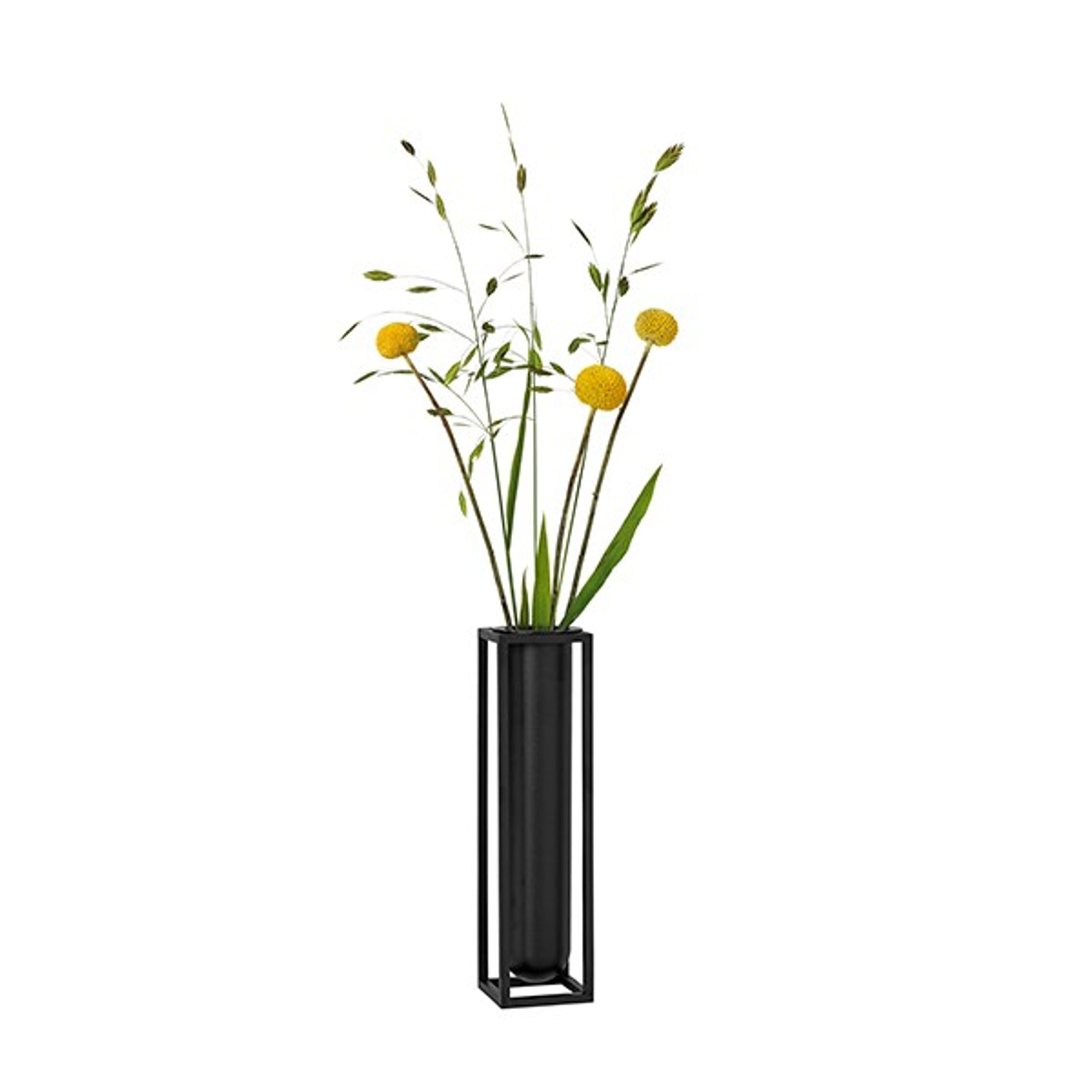 By Lassen - Vase - Kubus Vase - Flora Black