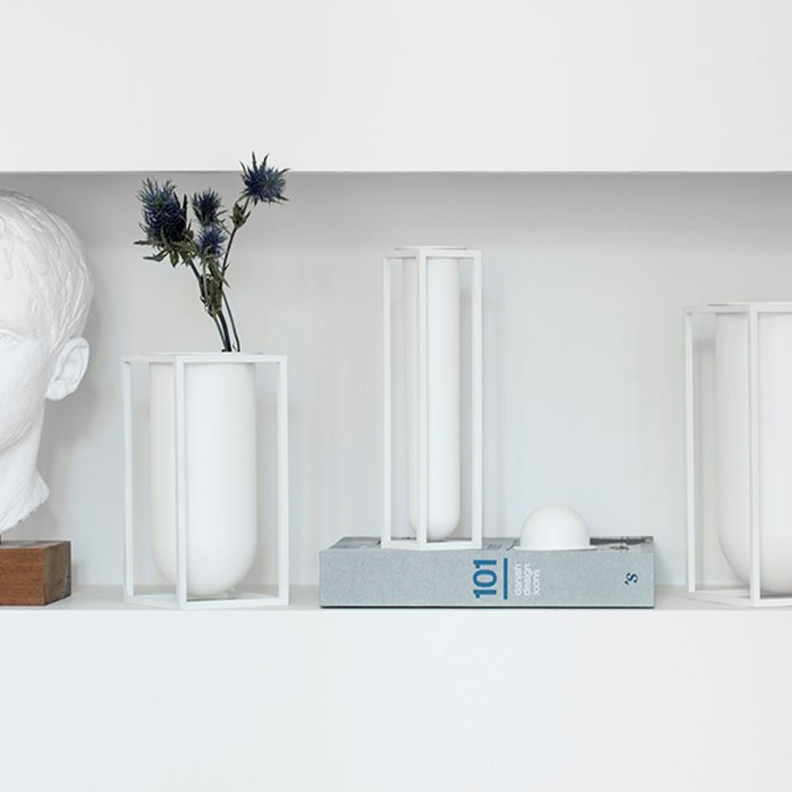 Audo Copenhagen - Váza - Kubus Vase - Lily White