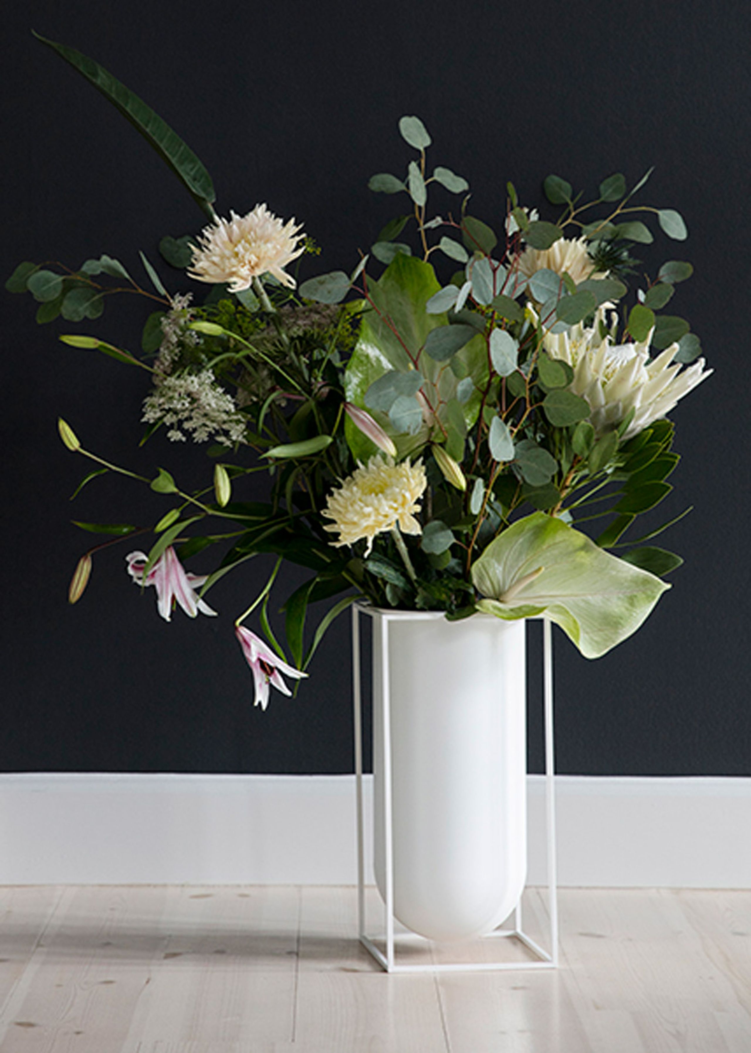 By Lassen - Vase - Kubus Vase - Nolia White