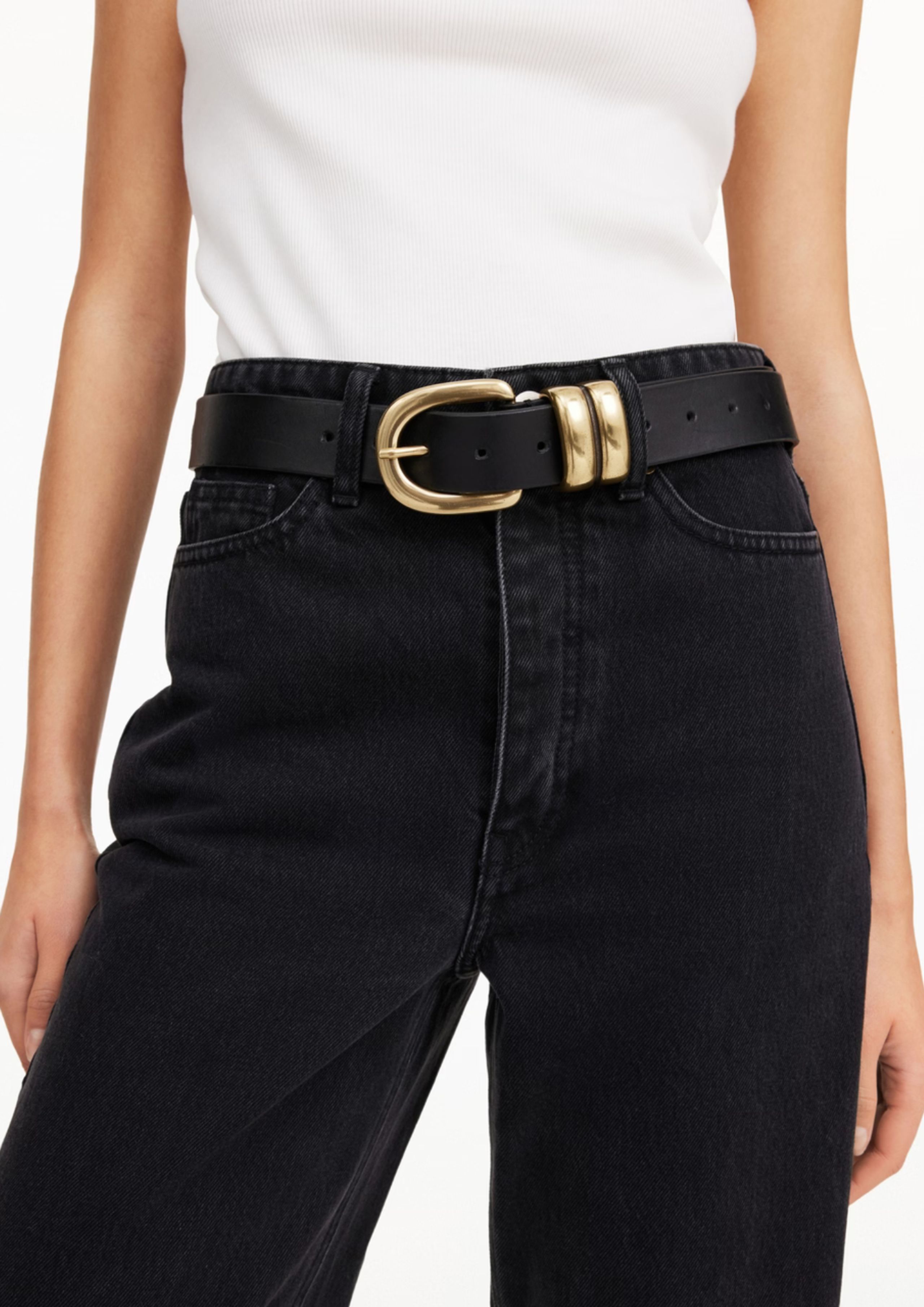 By Malene Birger - Belt - Zoira - Black/Gold