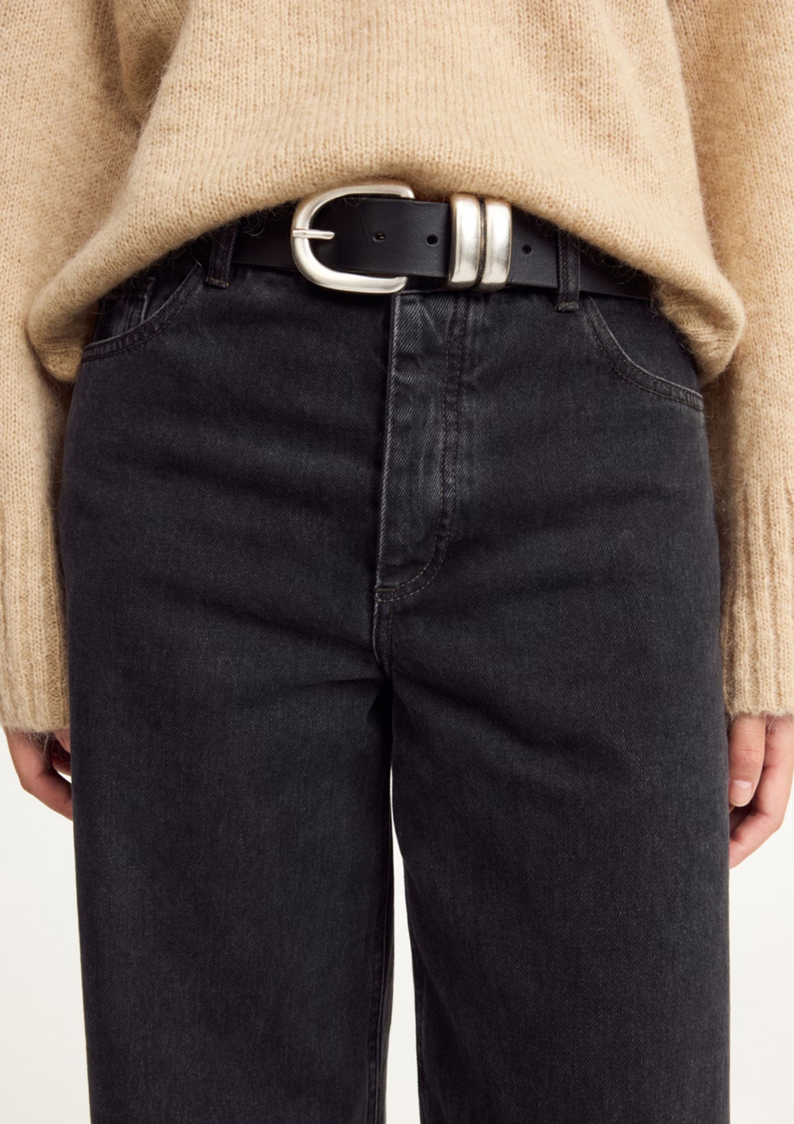 By Malene Birger - Belt - Zoira - Black/Silver