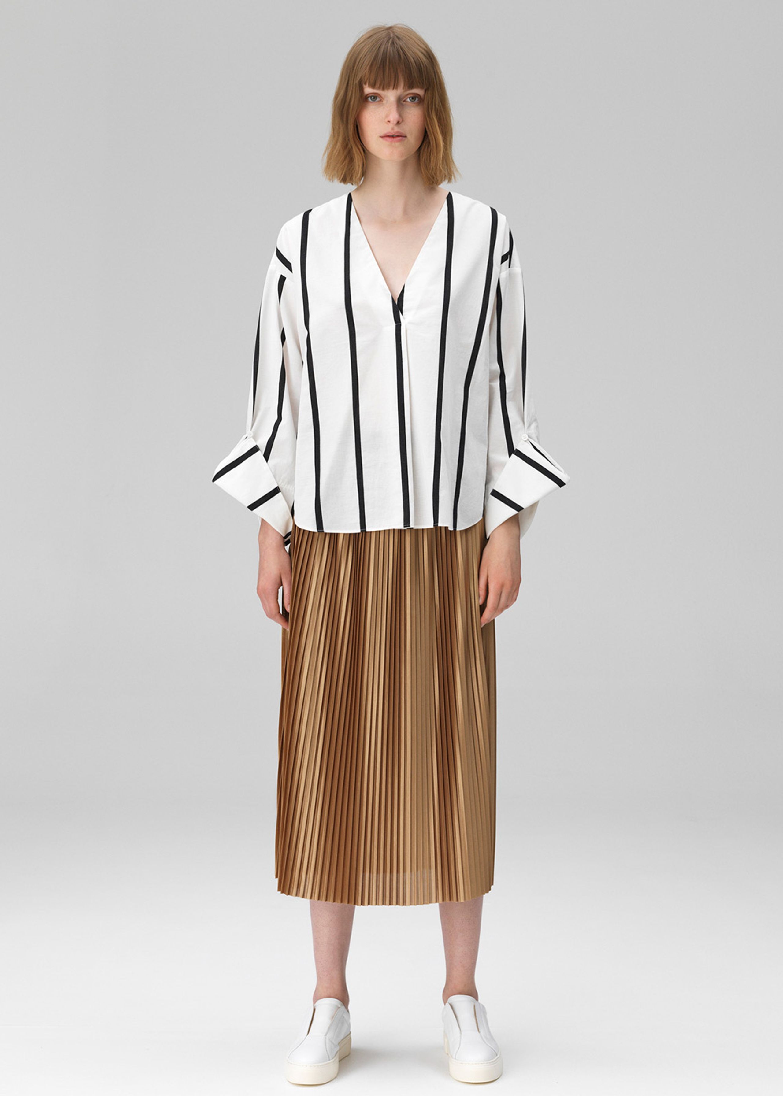 By Malene Birger - Bluse - Bobinoh - Black/White Stripe