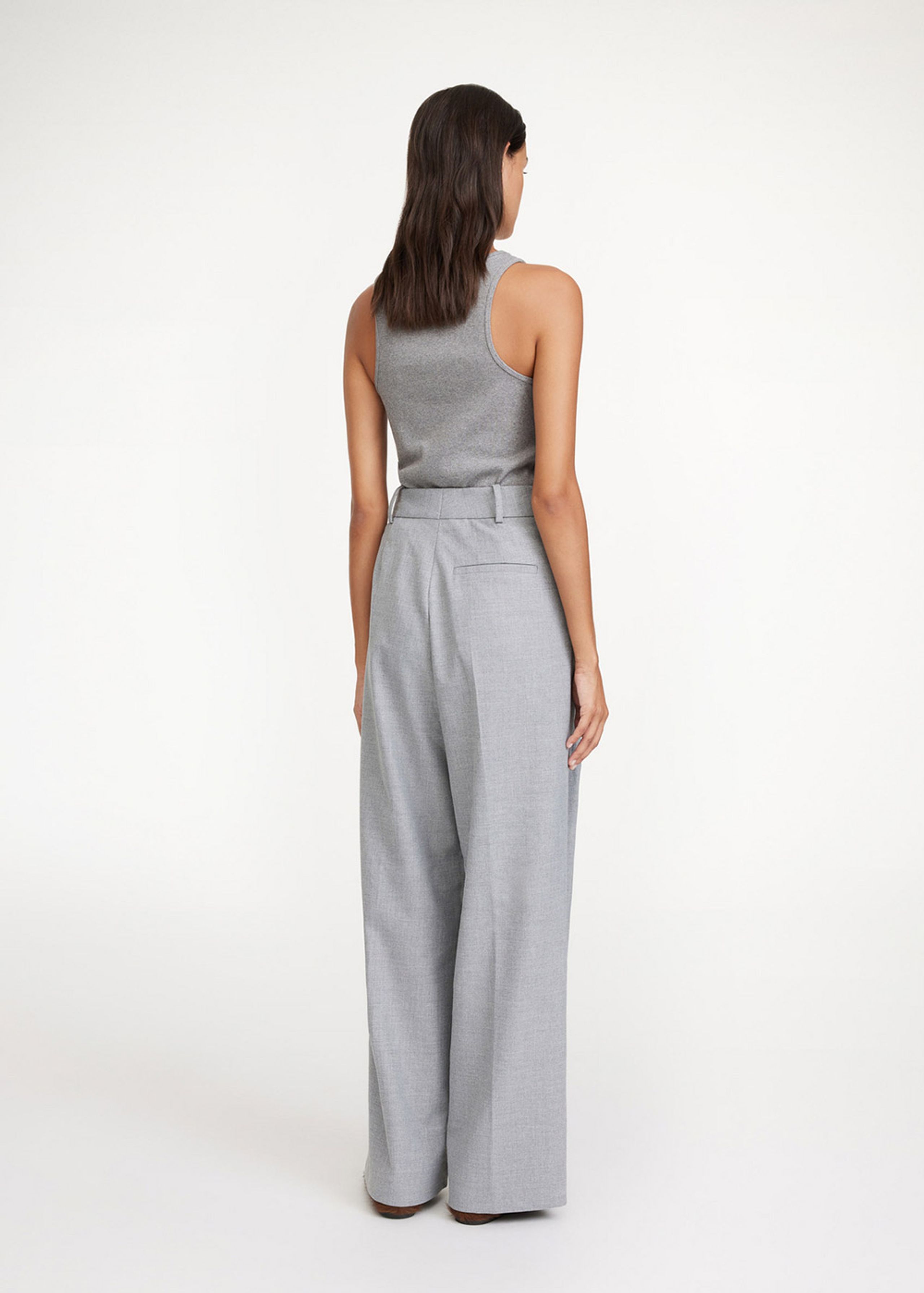 By Malene Birger - Hose - Cymbaria SS24 - Grey Melange