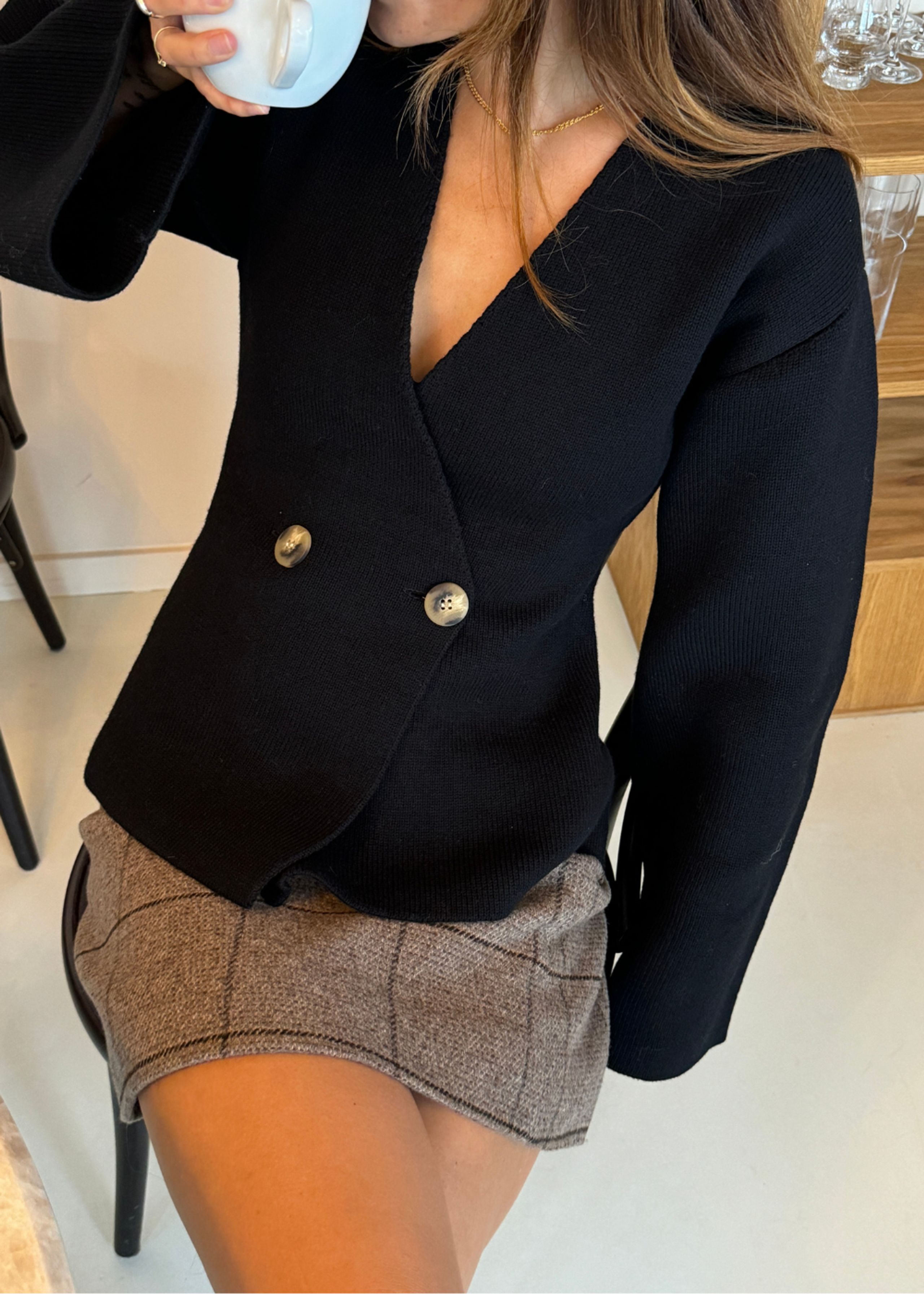 By Malene Birger - Cardigan - Tinley - Black