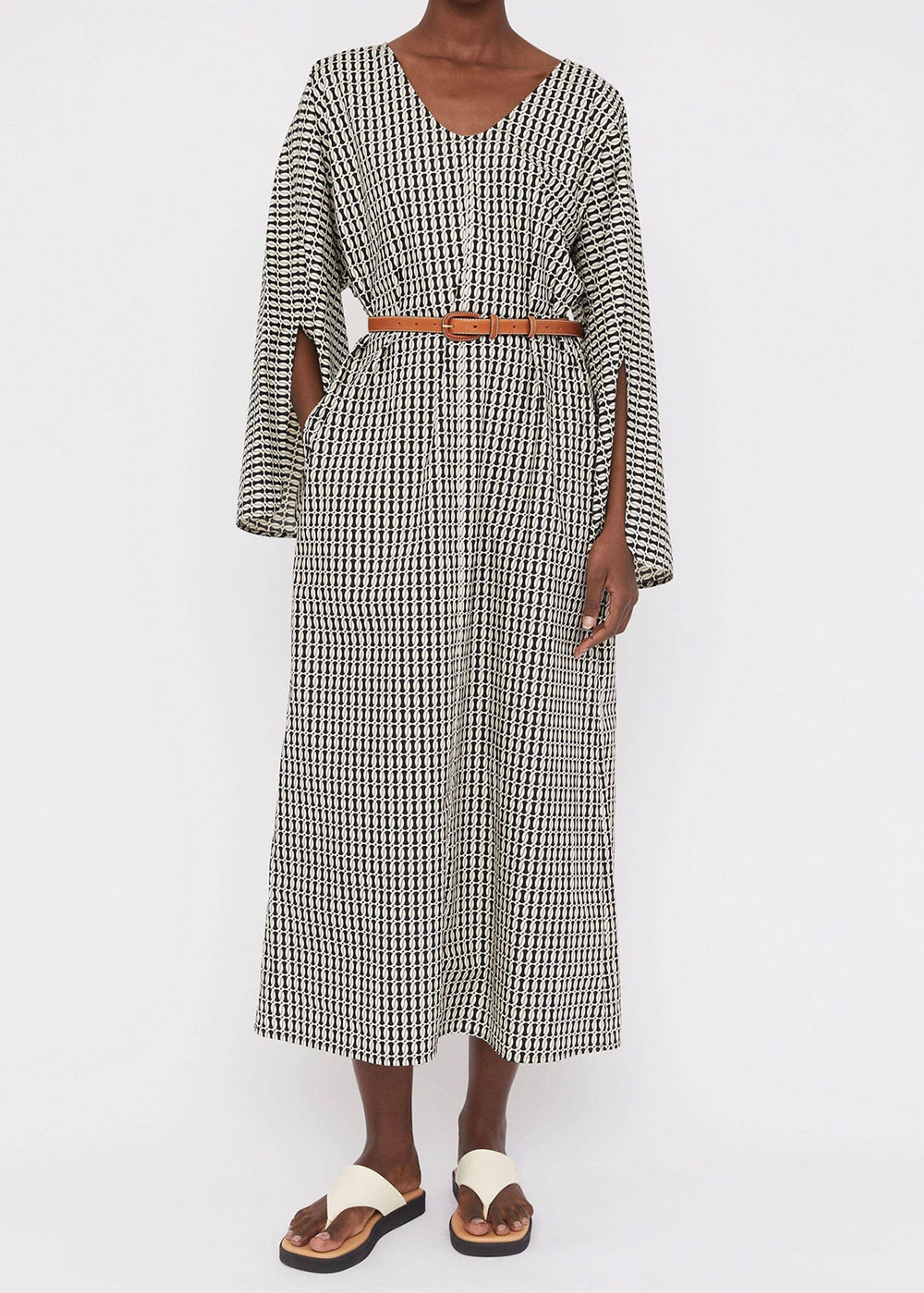 By Malene Birger - Dress - Calynn - Black monogram