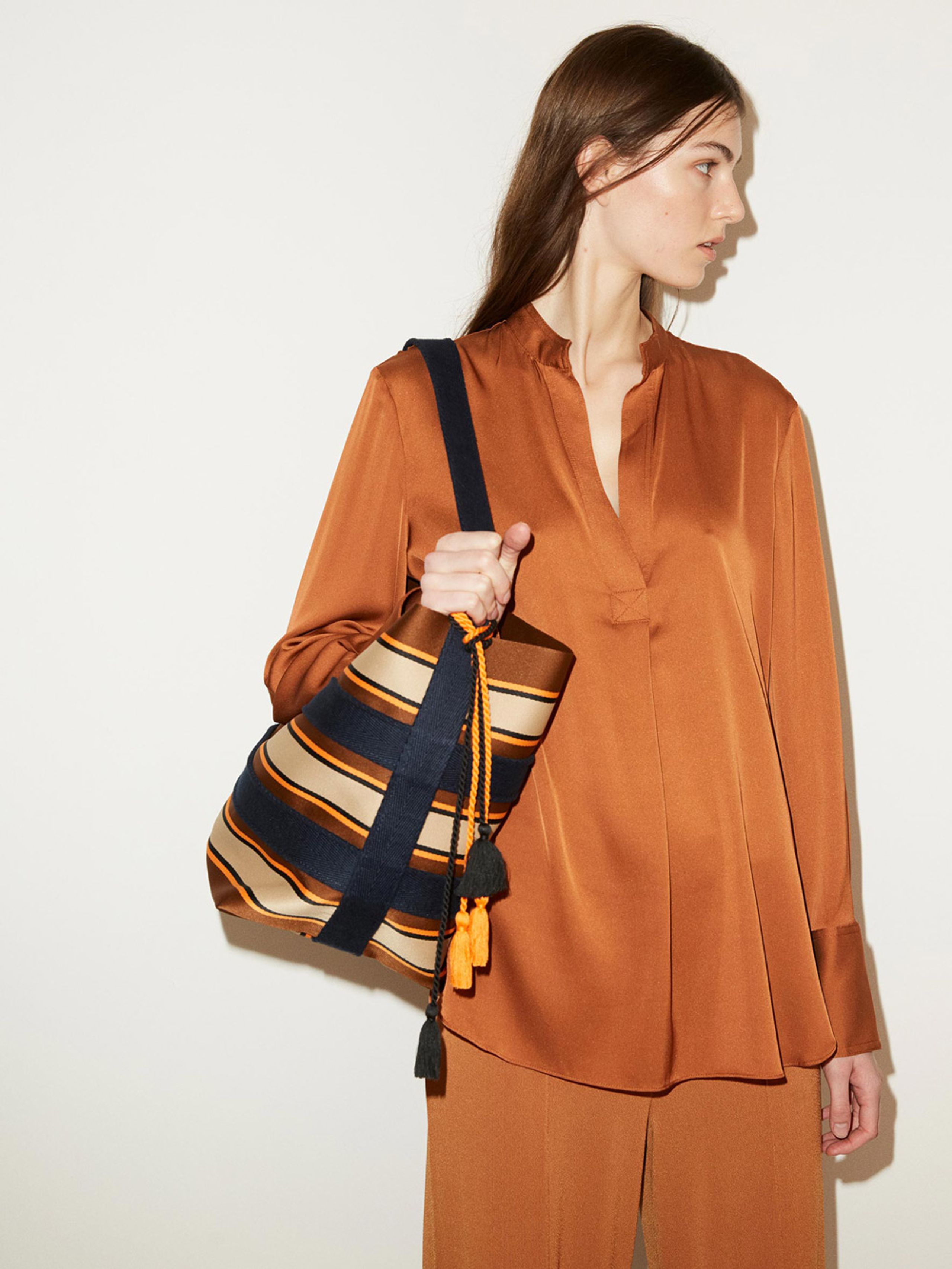 By Malene Birger - Shirt - Mabillon AW20 - Brick