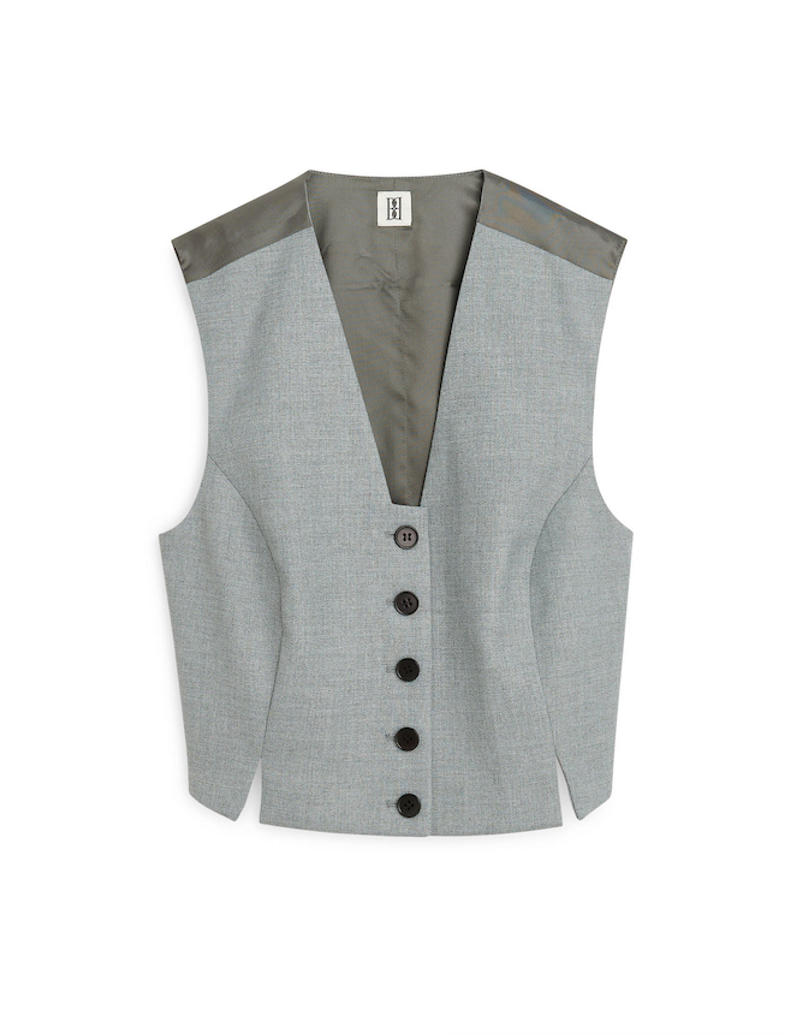 By Malene Birger - Vest - Bettas - Grey Melange