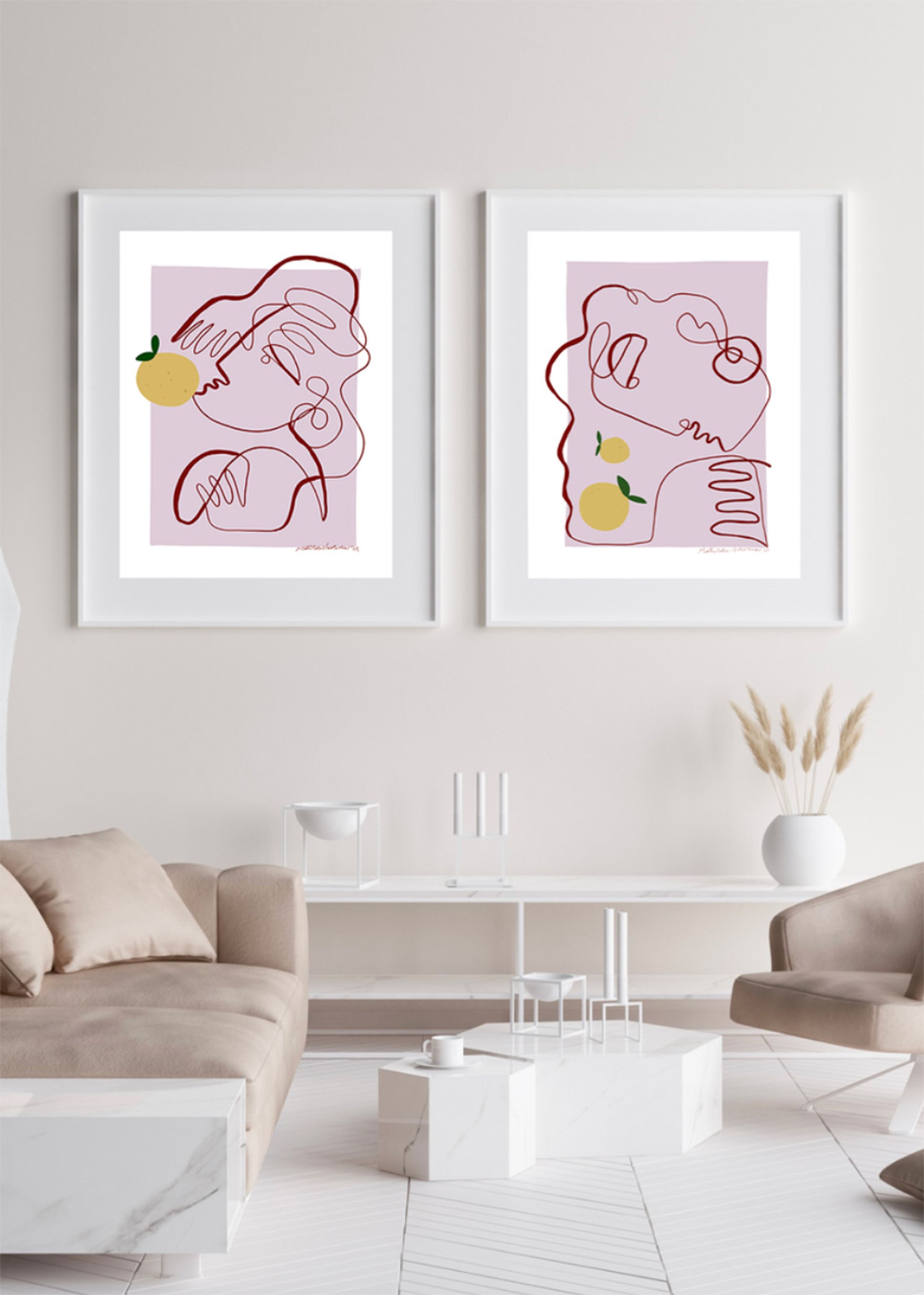 By Mathilde Vesterskov - Poster - Orange - #1