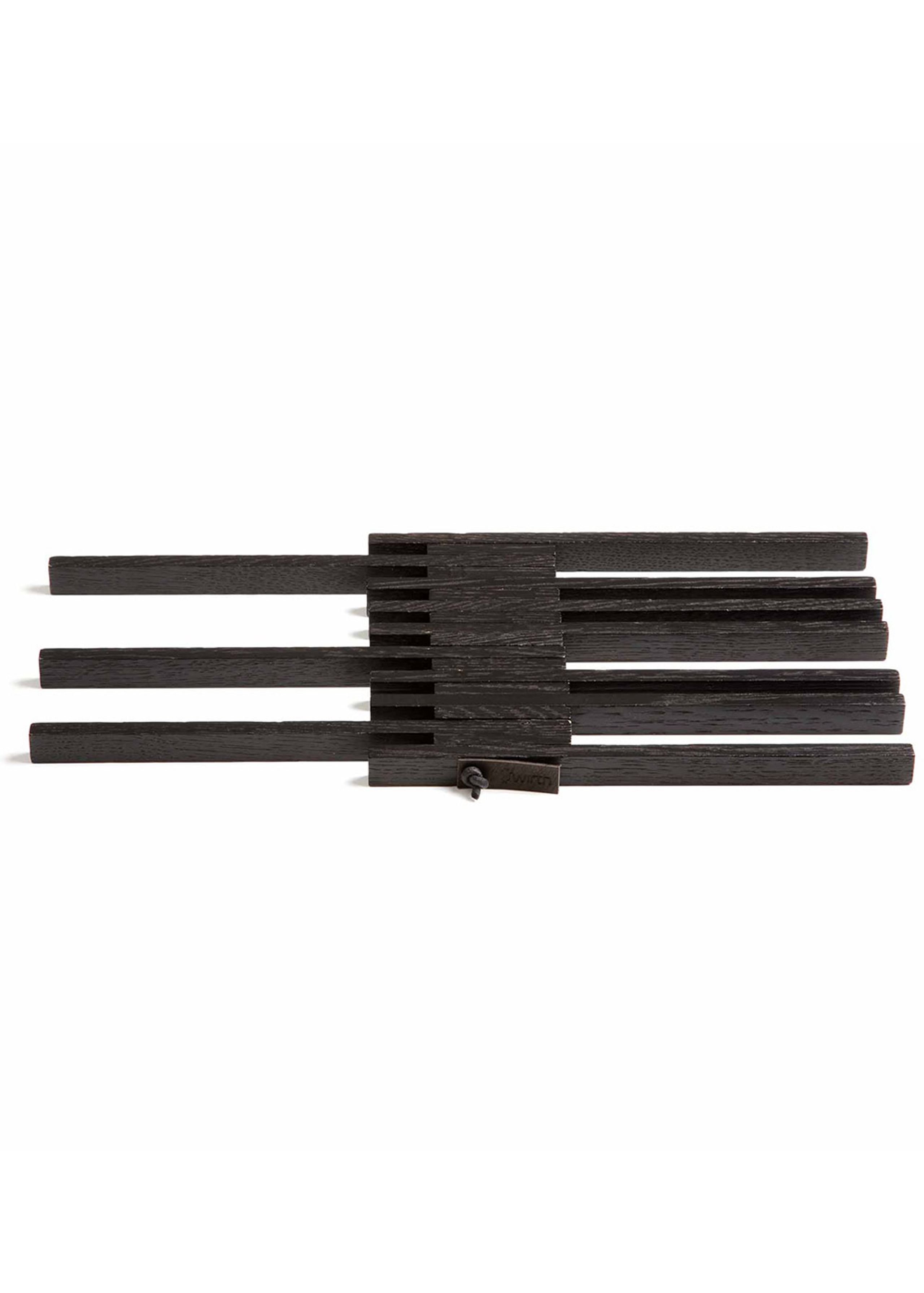 By Wirth - Jupe de table - Table Frame - Black oak & leather