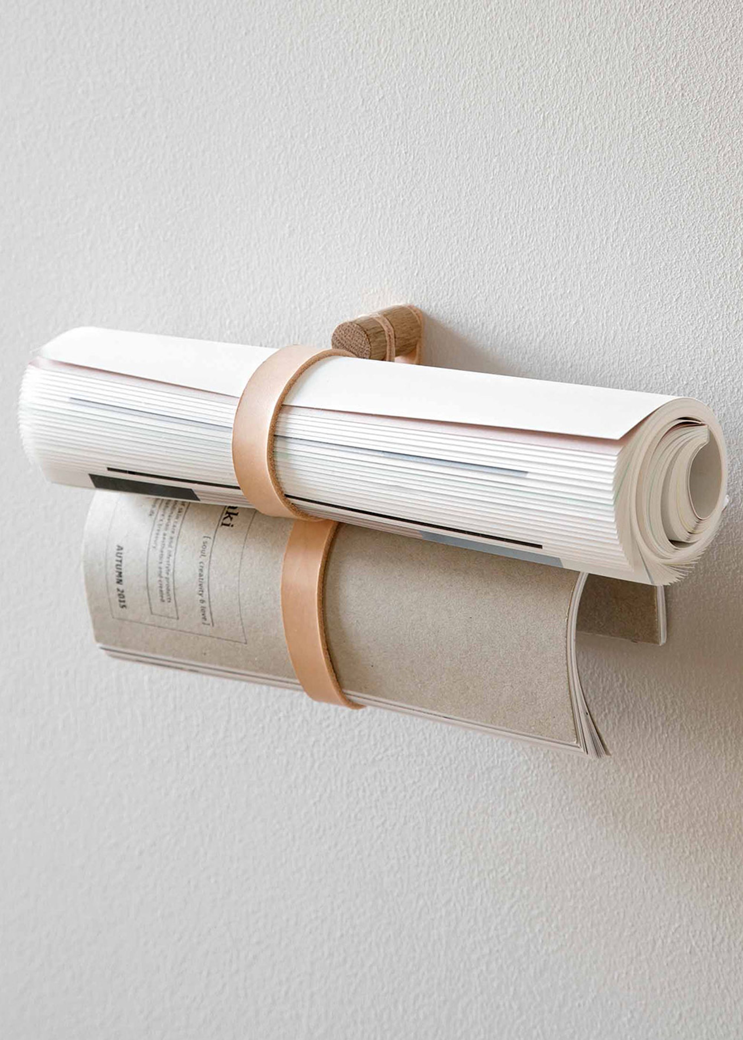 By Wirth - Holder - Double Loop - Nature oak & leather