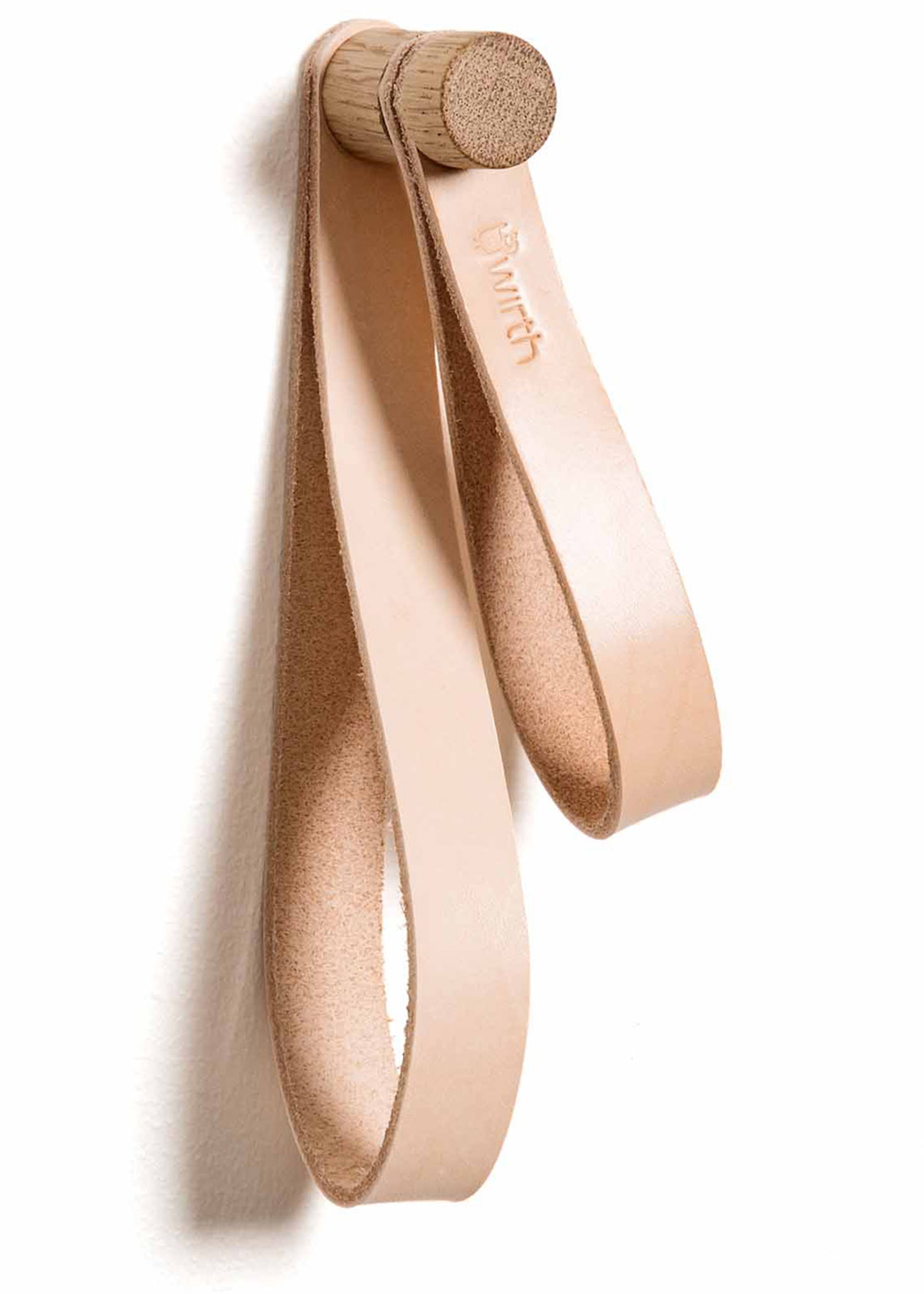 By Wirth - Holder - Double Loop - Nature oak & leather