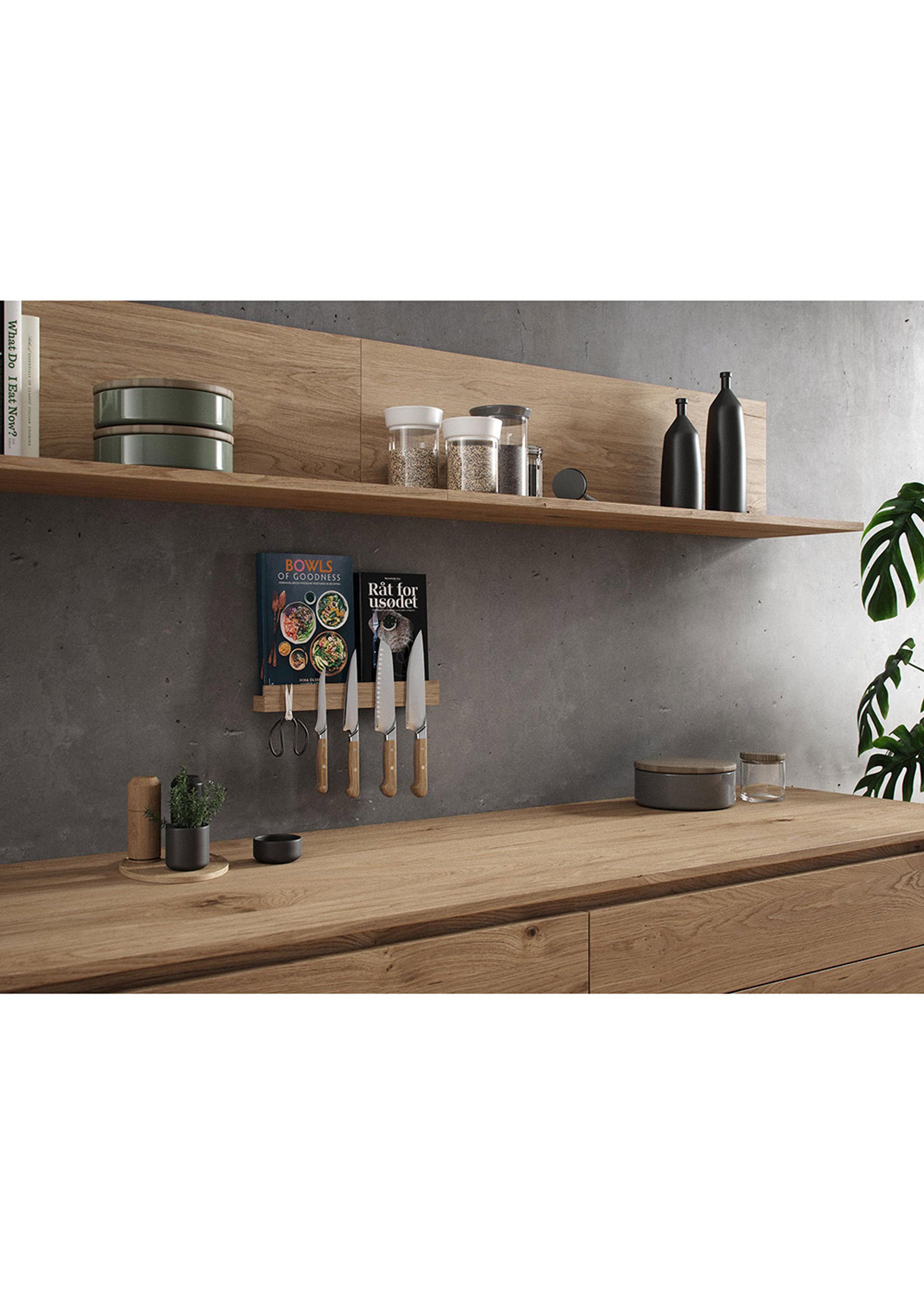 EKTA Handvaerk - Policová deska - Magnet Shelf - Oiled oak