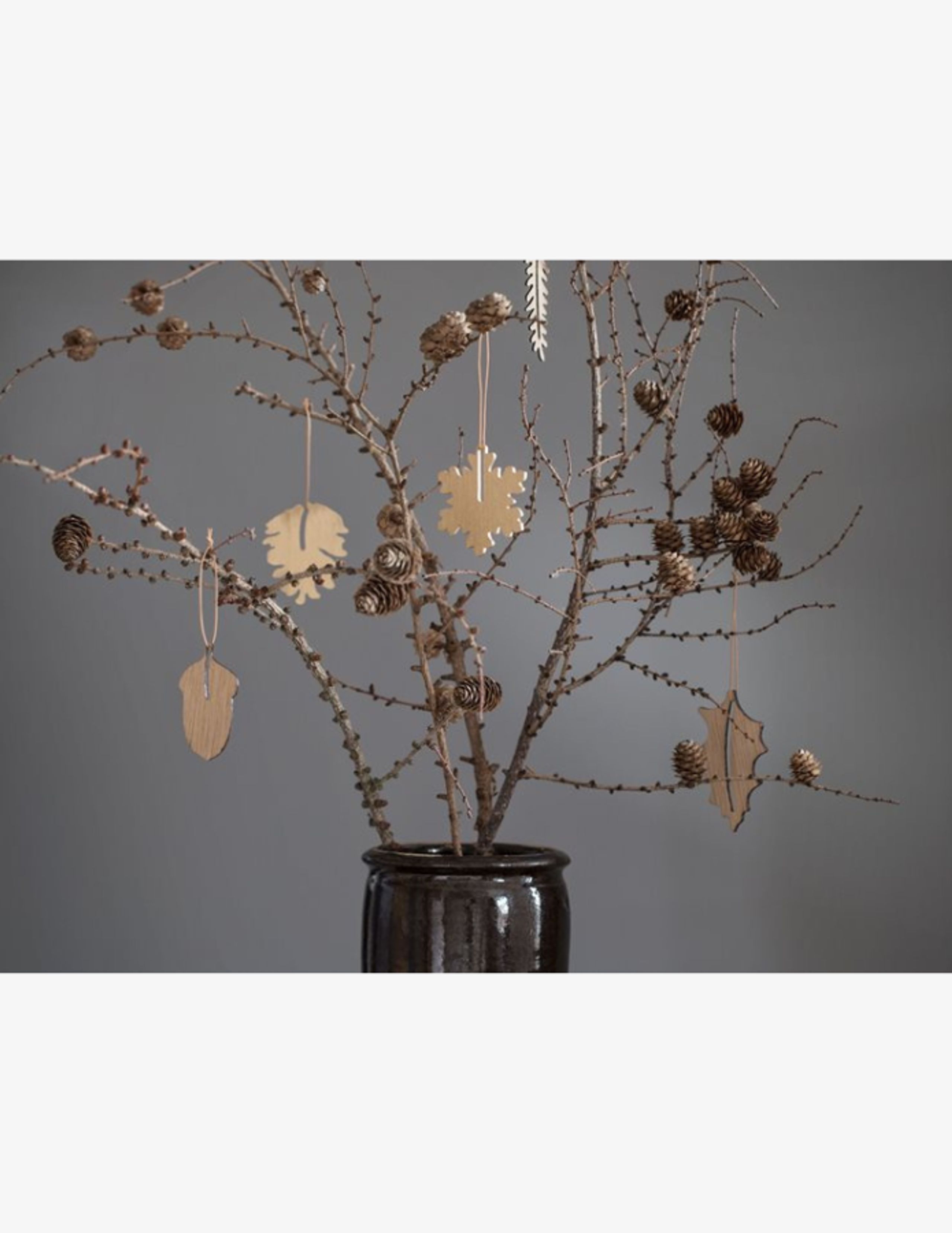 By Wirth - Decorações natalinas - Christmas Hang on Acorn - Blue - Spruce