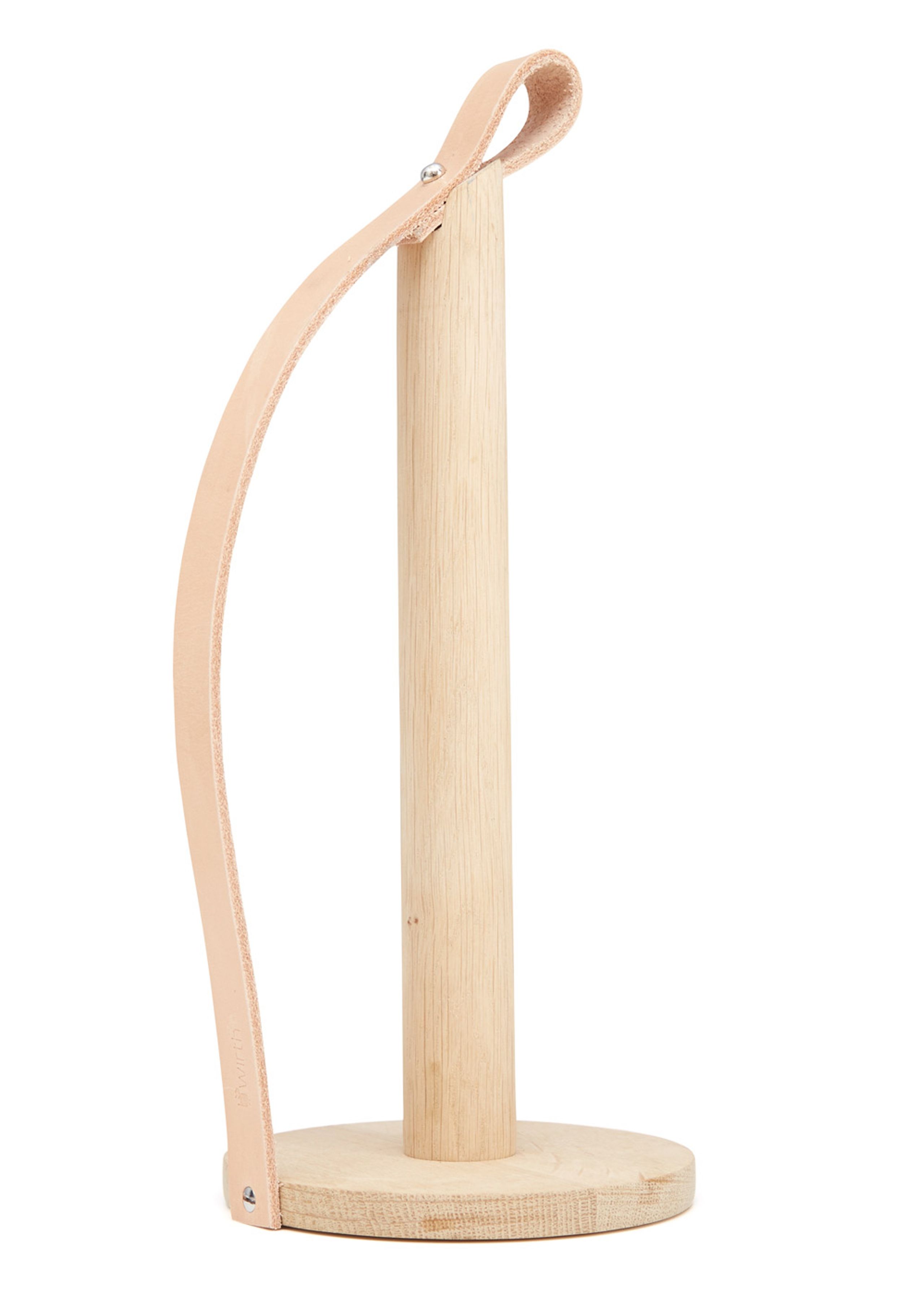 By Wirth - Paper Towel Holder - Hands On - Nature oak & leather