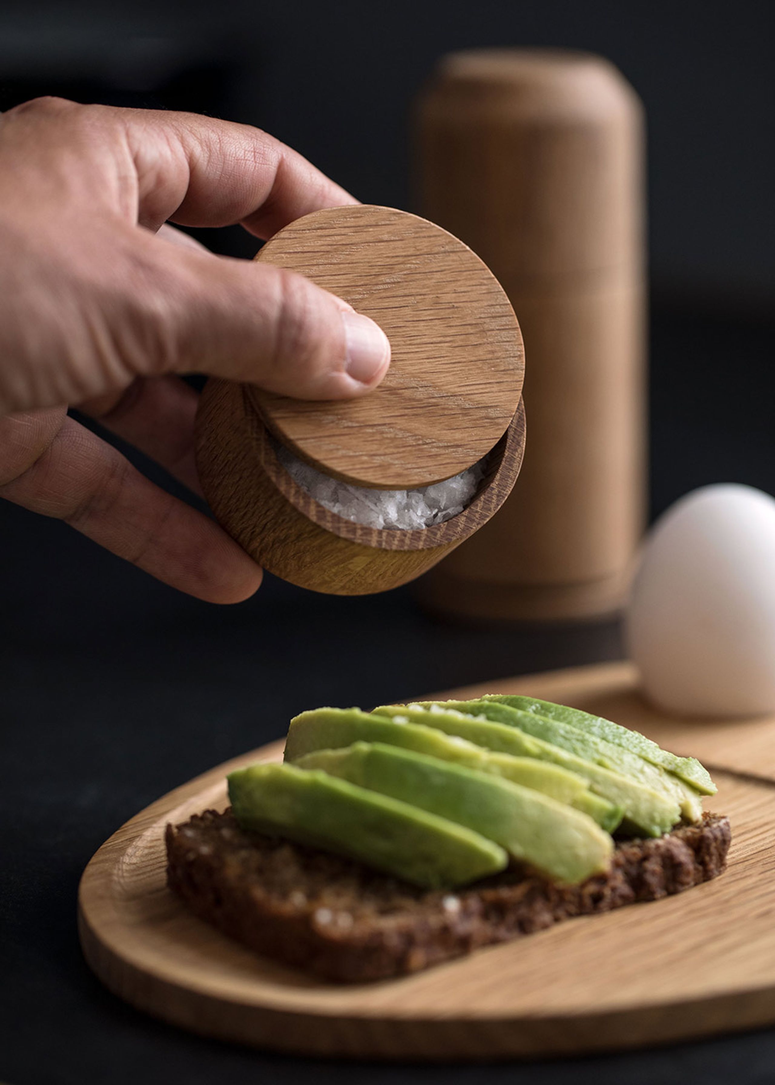 By Wirth - Vaso - Salt me - Black oak