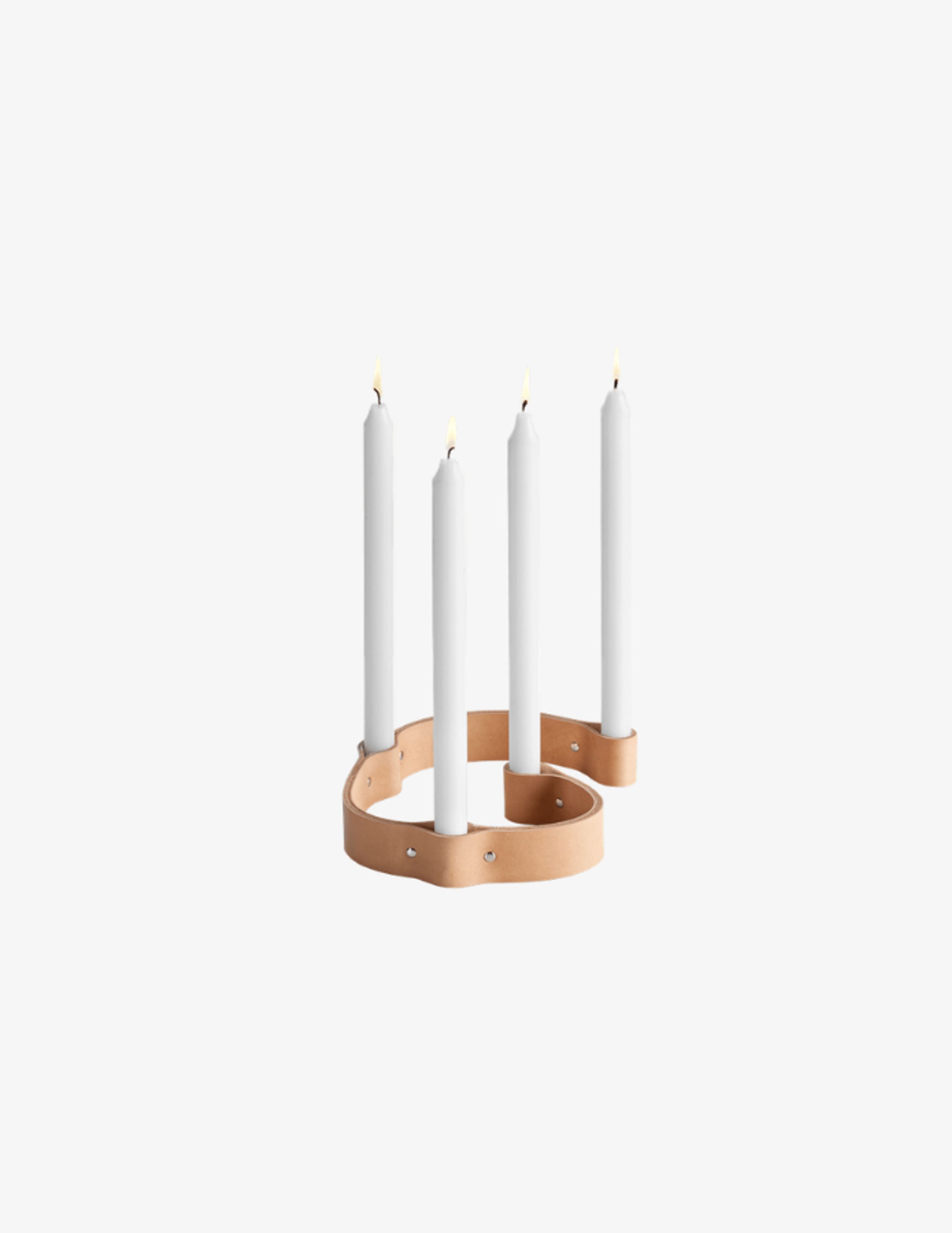 By Wirth - Candlestick - Belt 4 Candles - Nature