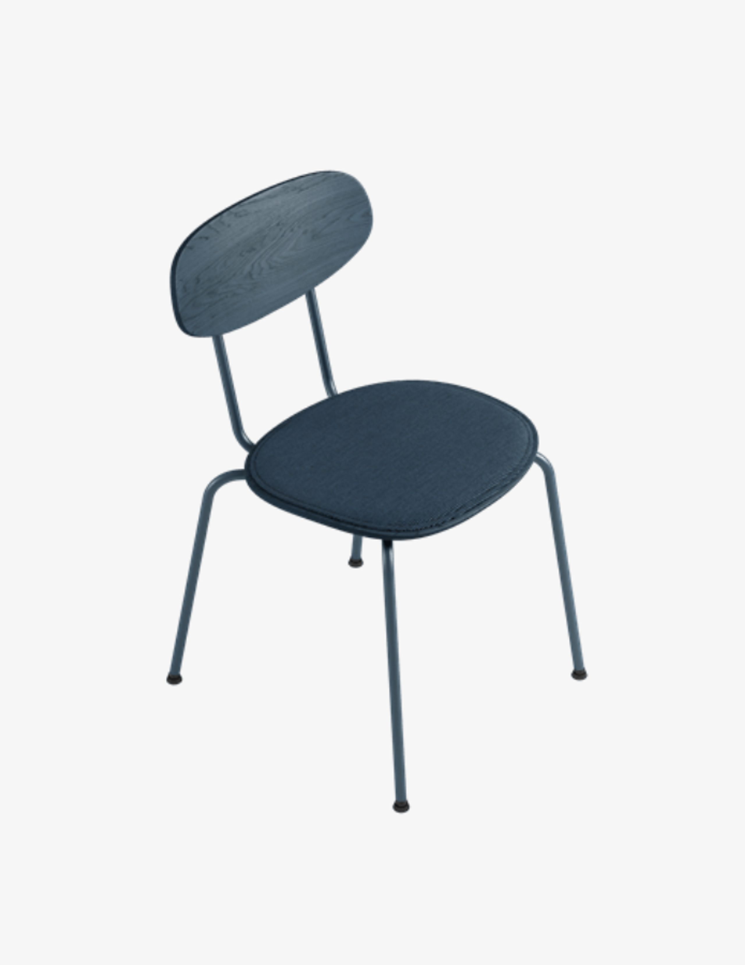 By Wirth - Spisebordsstol - Scala Chair - Tekstil - Royal Blue