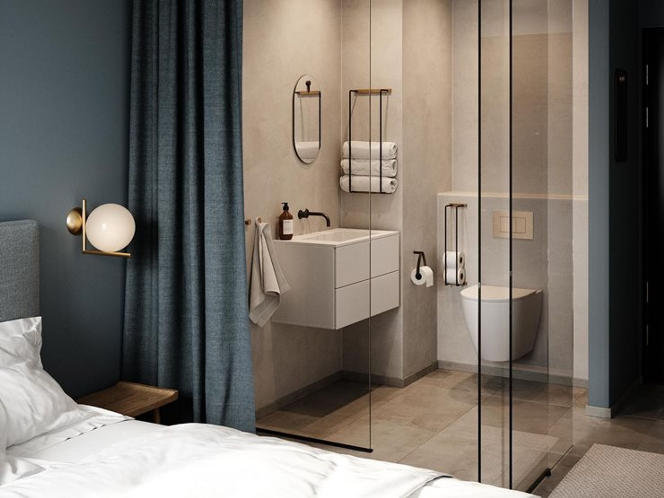 By Wirth - Toilettenpapierhalter - Bathroom Rack - Nature