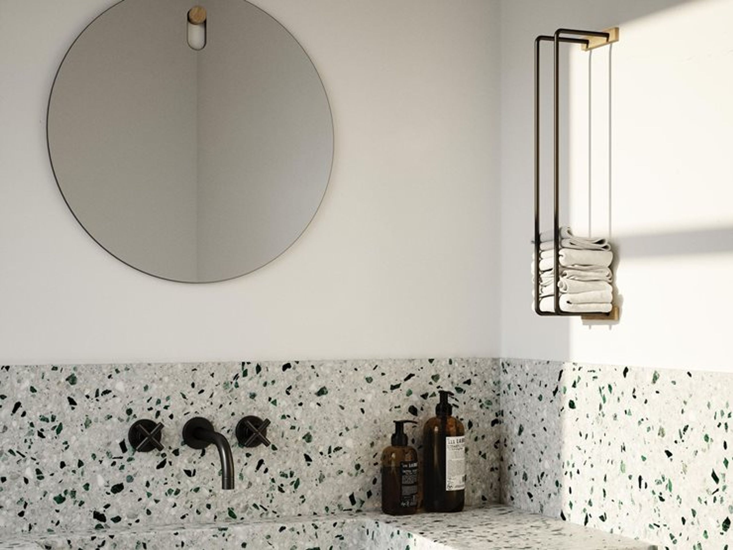 By Wirth - Toilettenpapierhalter - Bathroom Rack - Nature