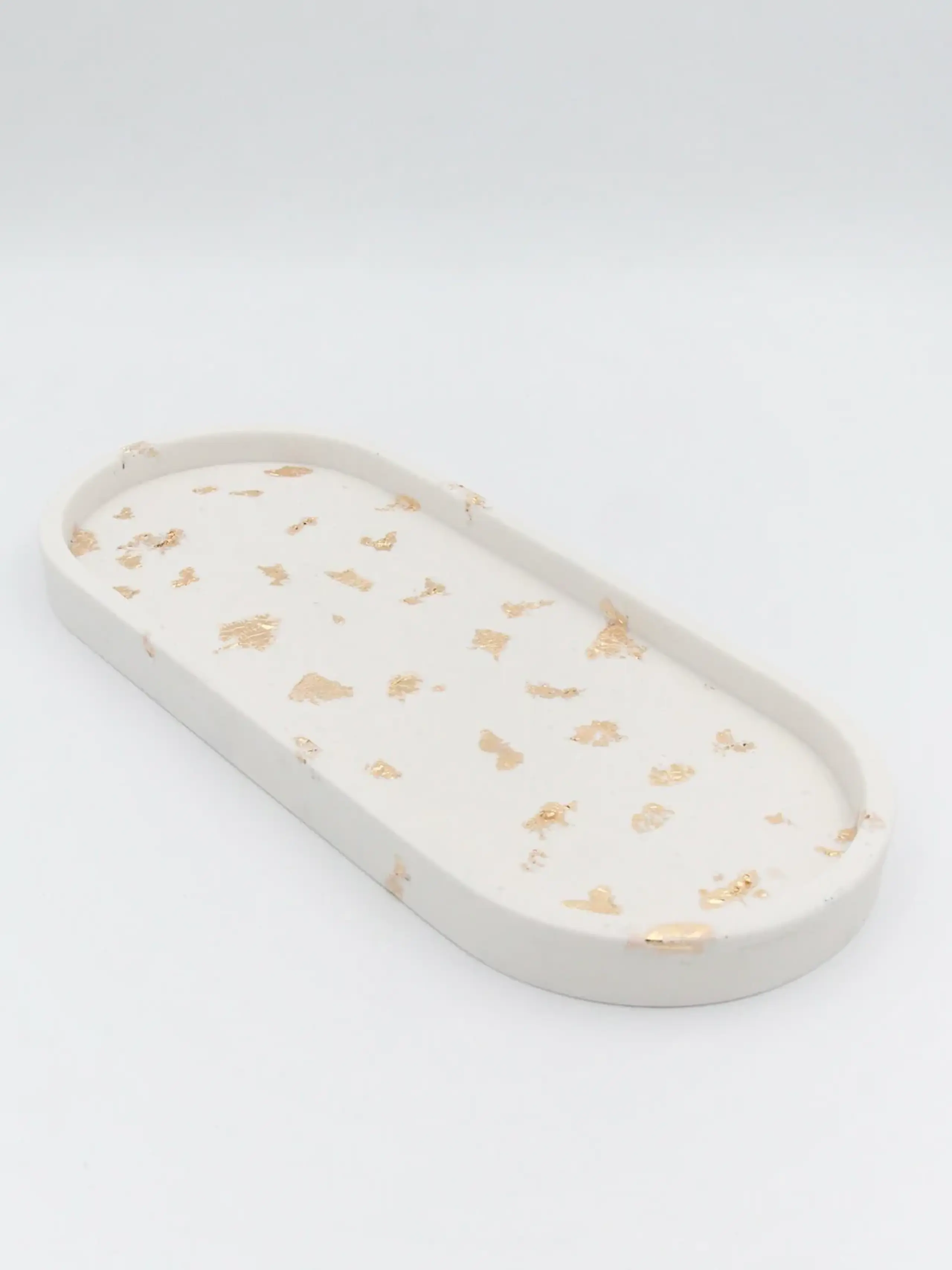 ByChrillesen - Tray - Decoration tray - Beige & Gold - Big