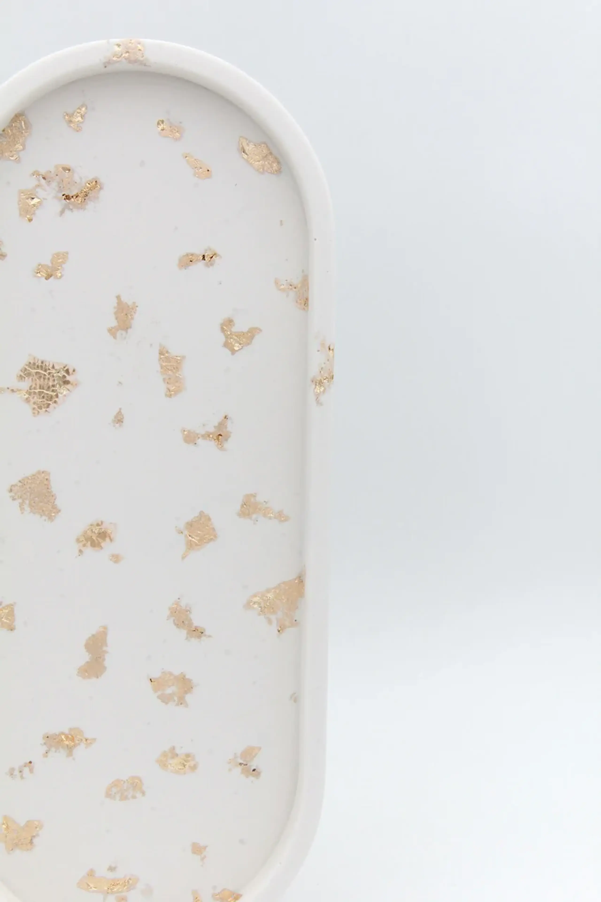 ByChrillesen - Tray - Decoration tray - Beige & Gold - Big