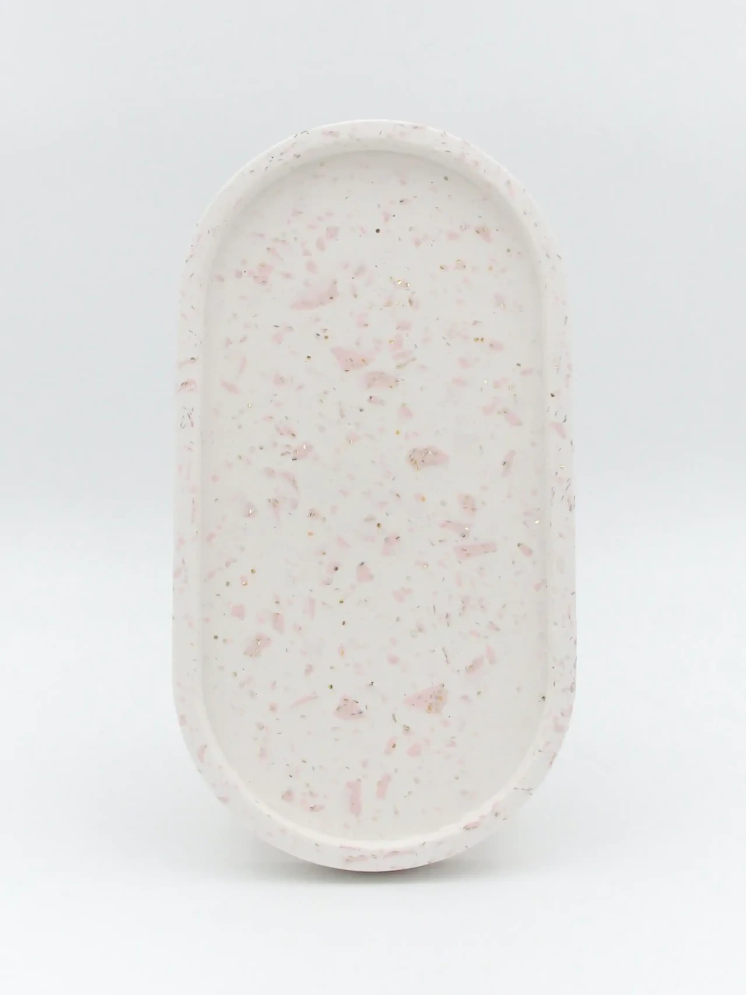 ByChrillesen - Lokero - Decoration tray - Rose terrazzo with gold shimmer