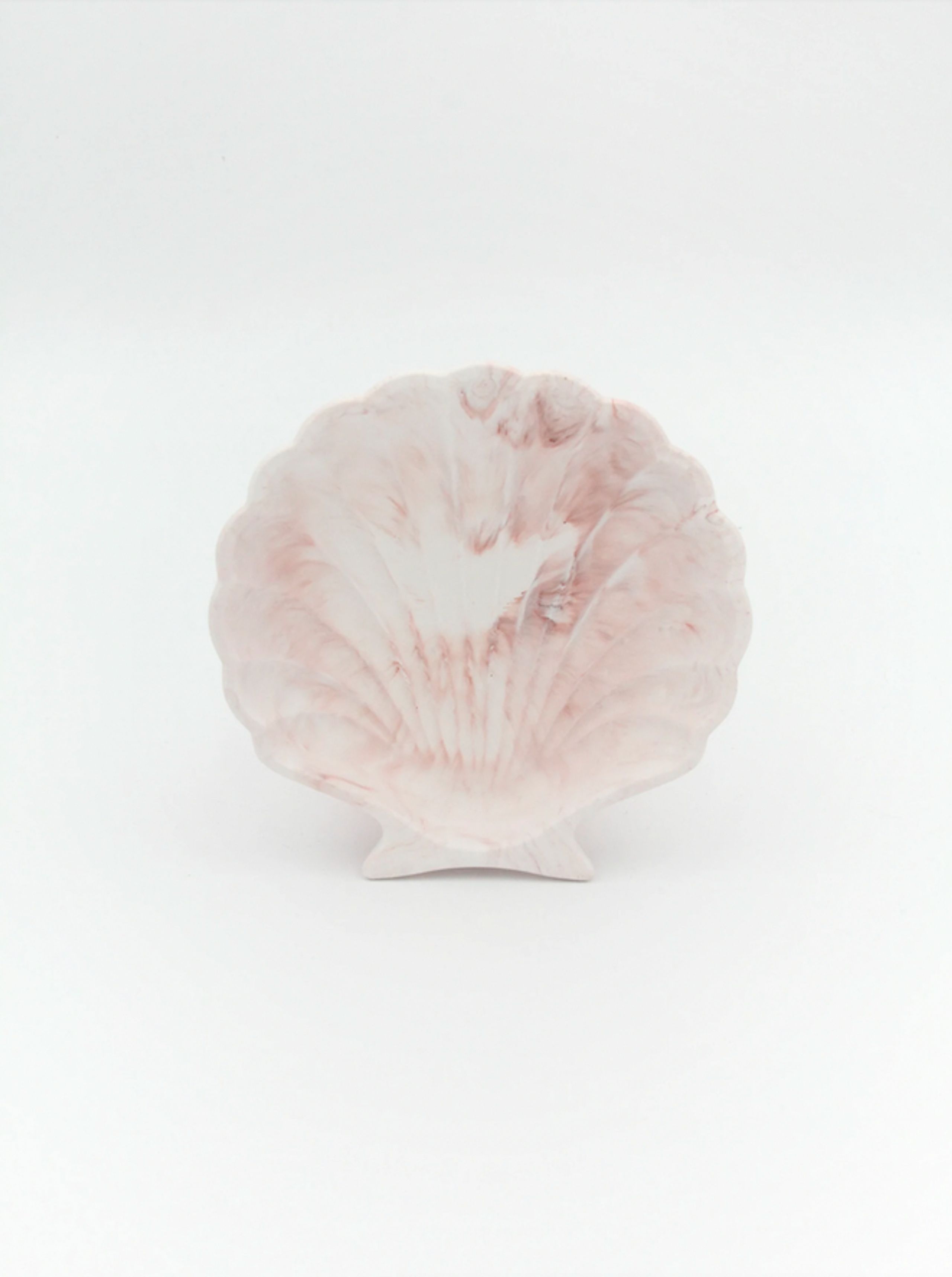 ByChrillesen - Tablett - Clam tray - Terracotta marble