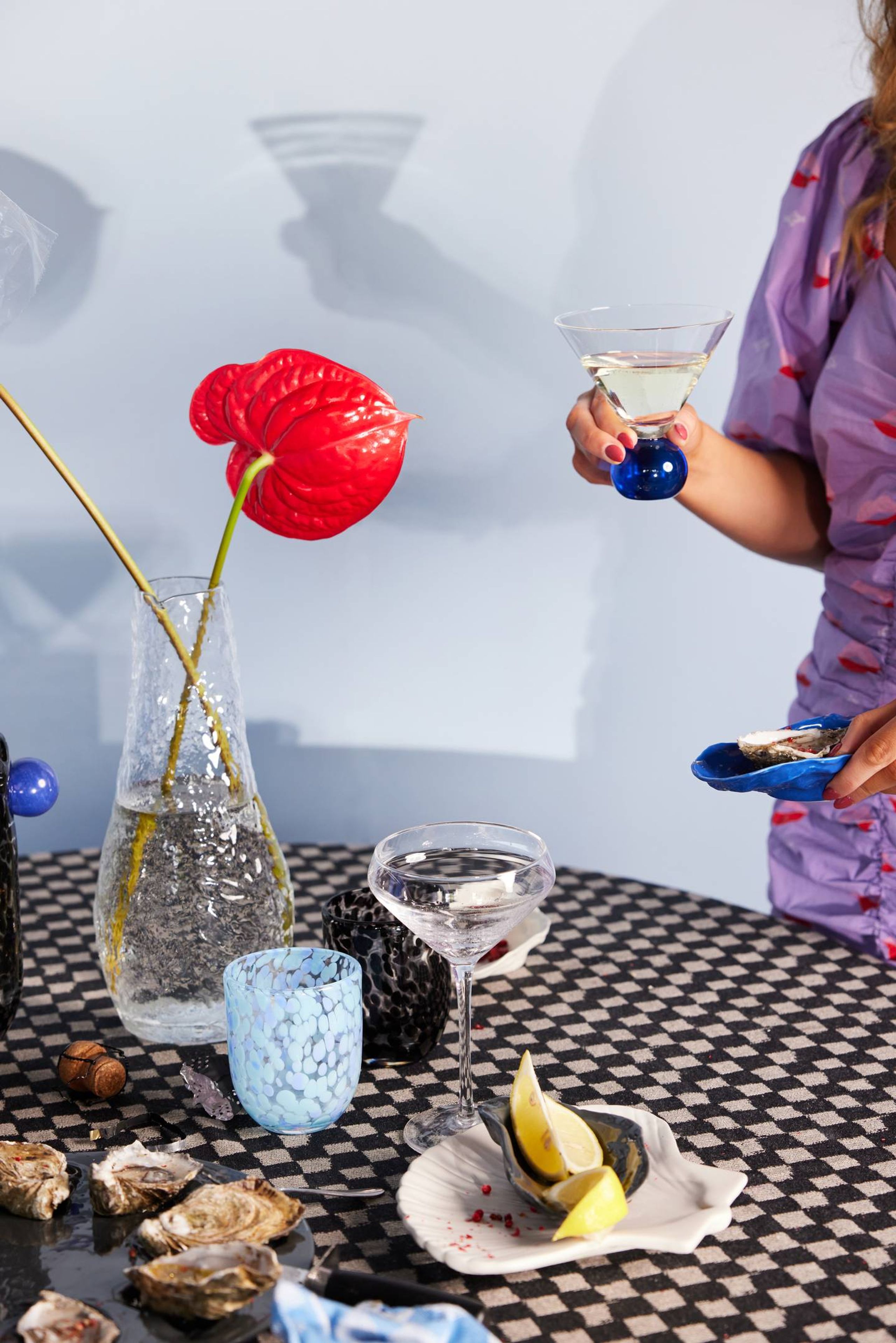 Byon - Champagne glass - Champagne Saucer Bubbles - Clear