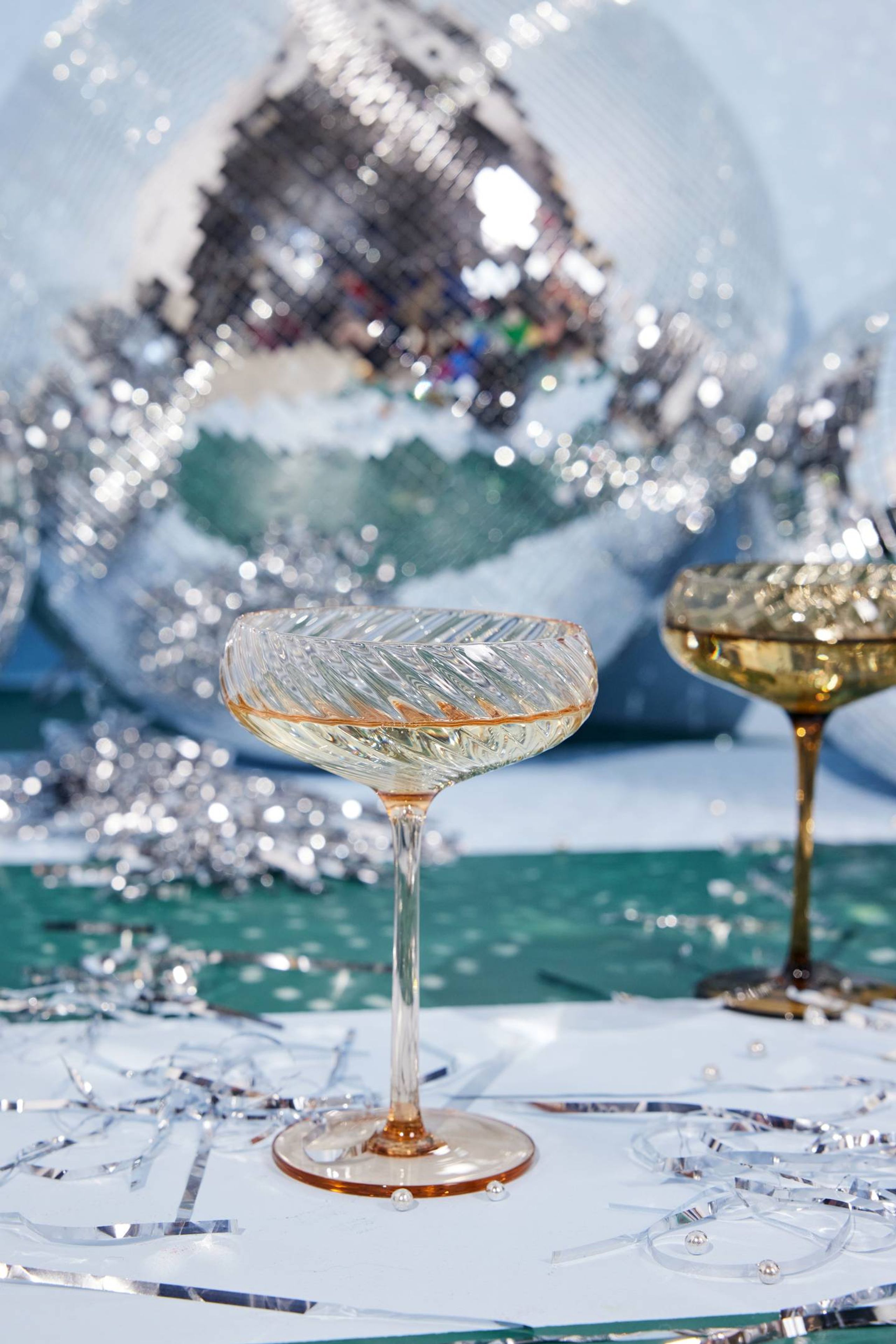 Byon - Champagne glass - Champagne Saucer Opacity - Peach 2pcs