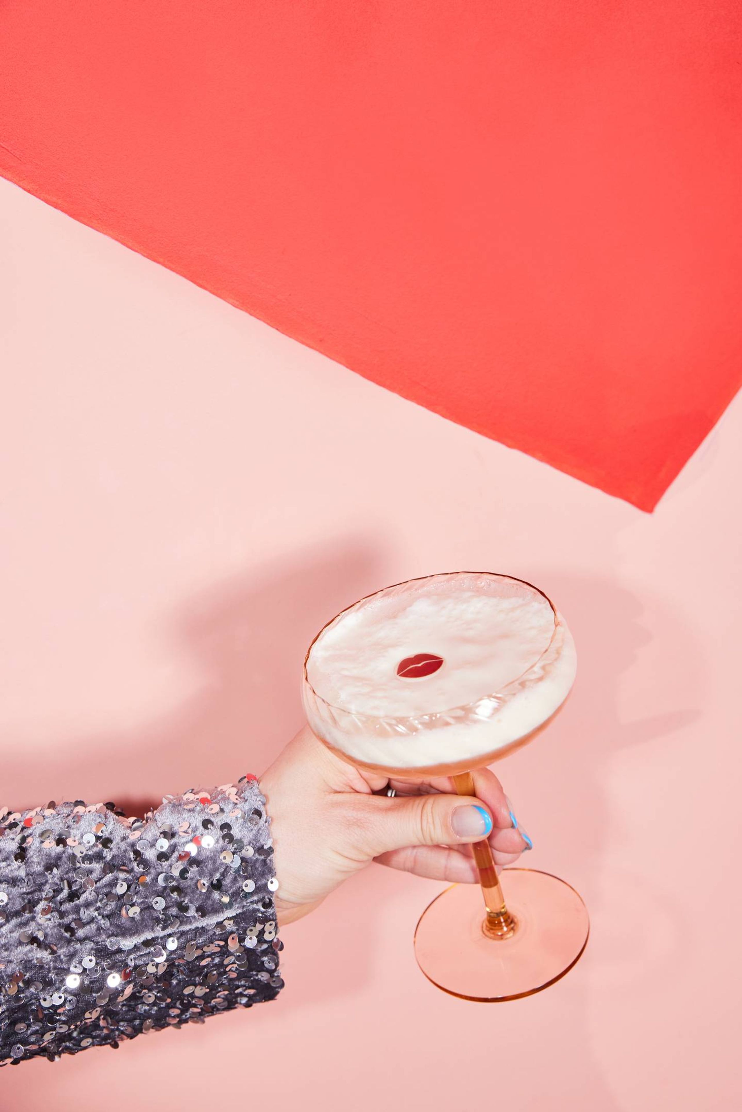 Byon - Champagne glass - Champagne Saucer Opacity - Peach 2pcs