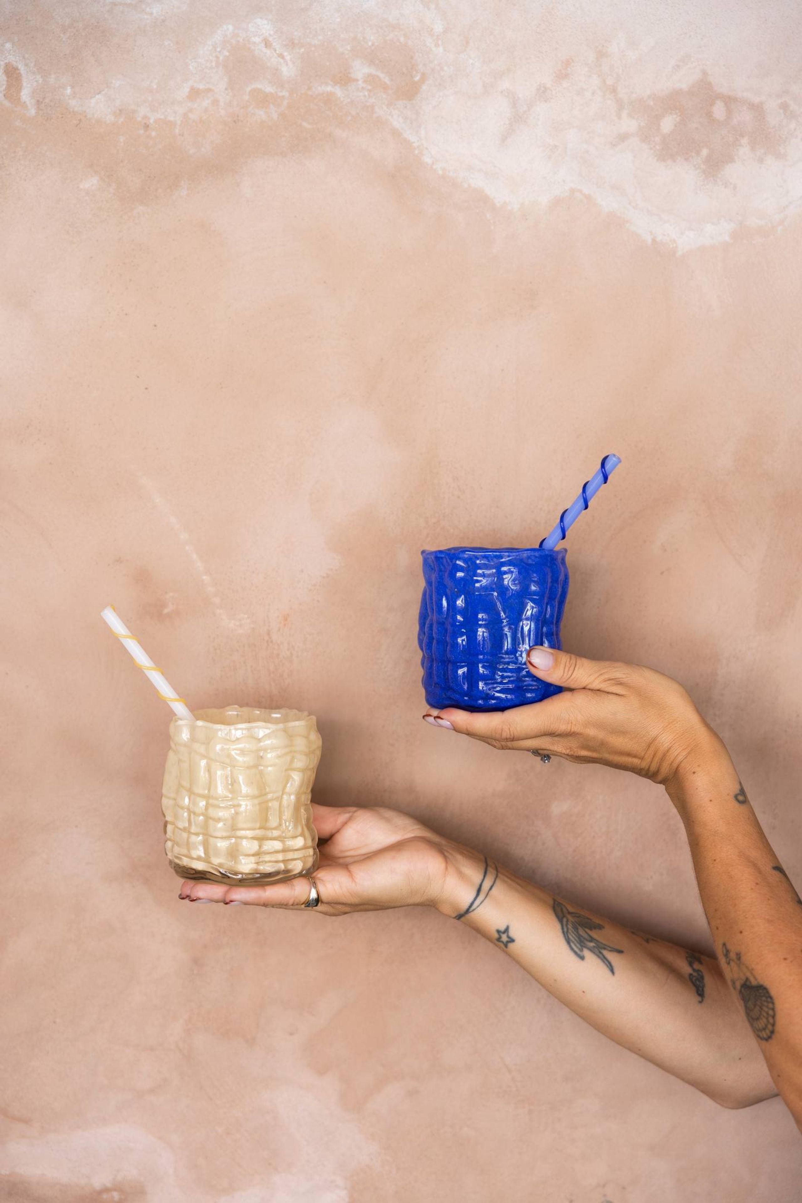 Byon - Portavelas - Candle Holder Laranne - Beige