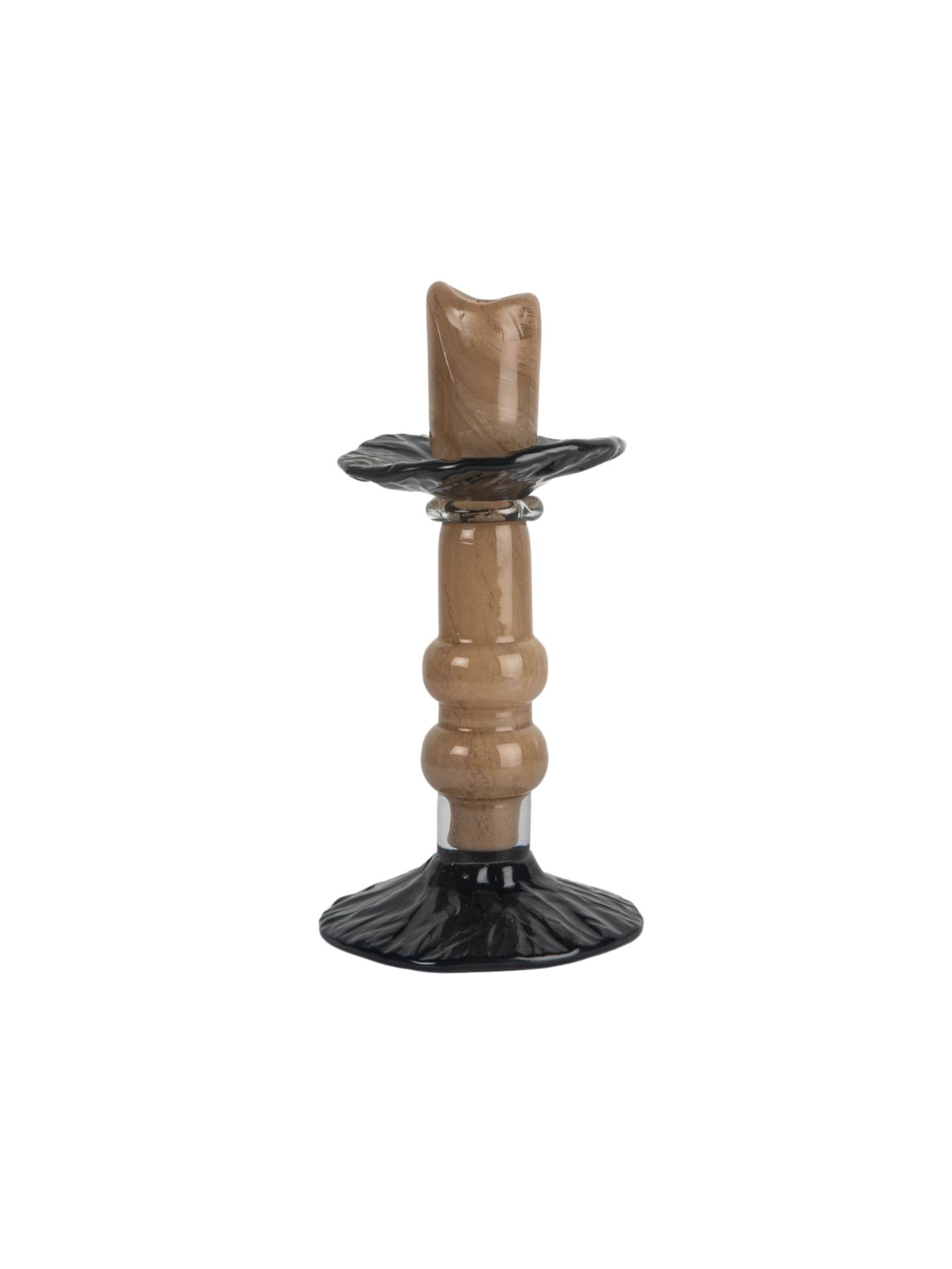 Byon - Candle holder - Candlestick Lara S - Beige / Black