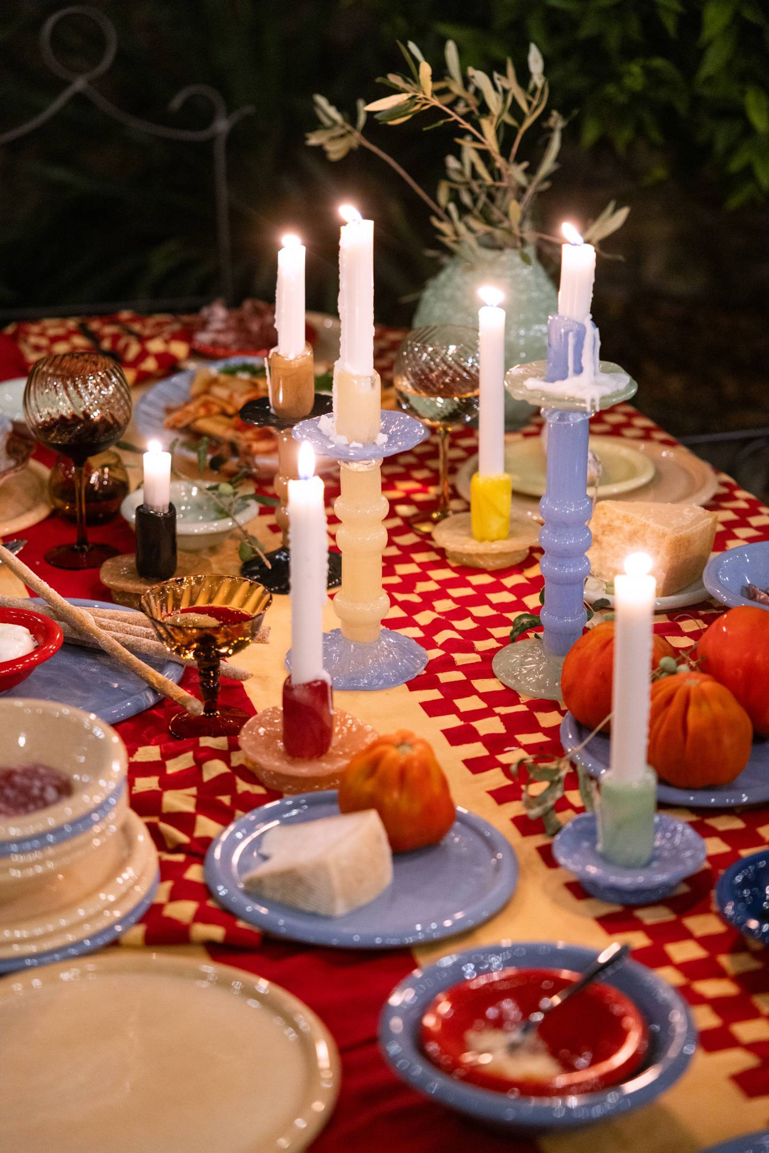 Byon - Candle holder - Candlestick Lara XS - Black / Beige