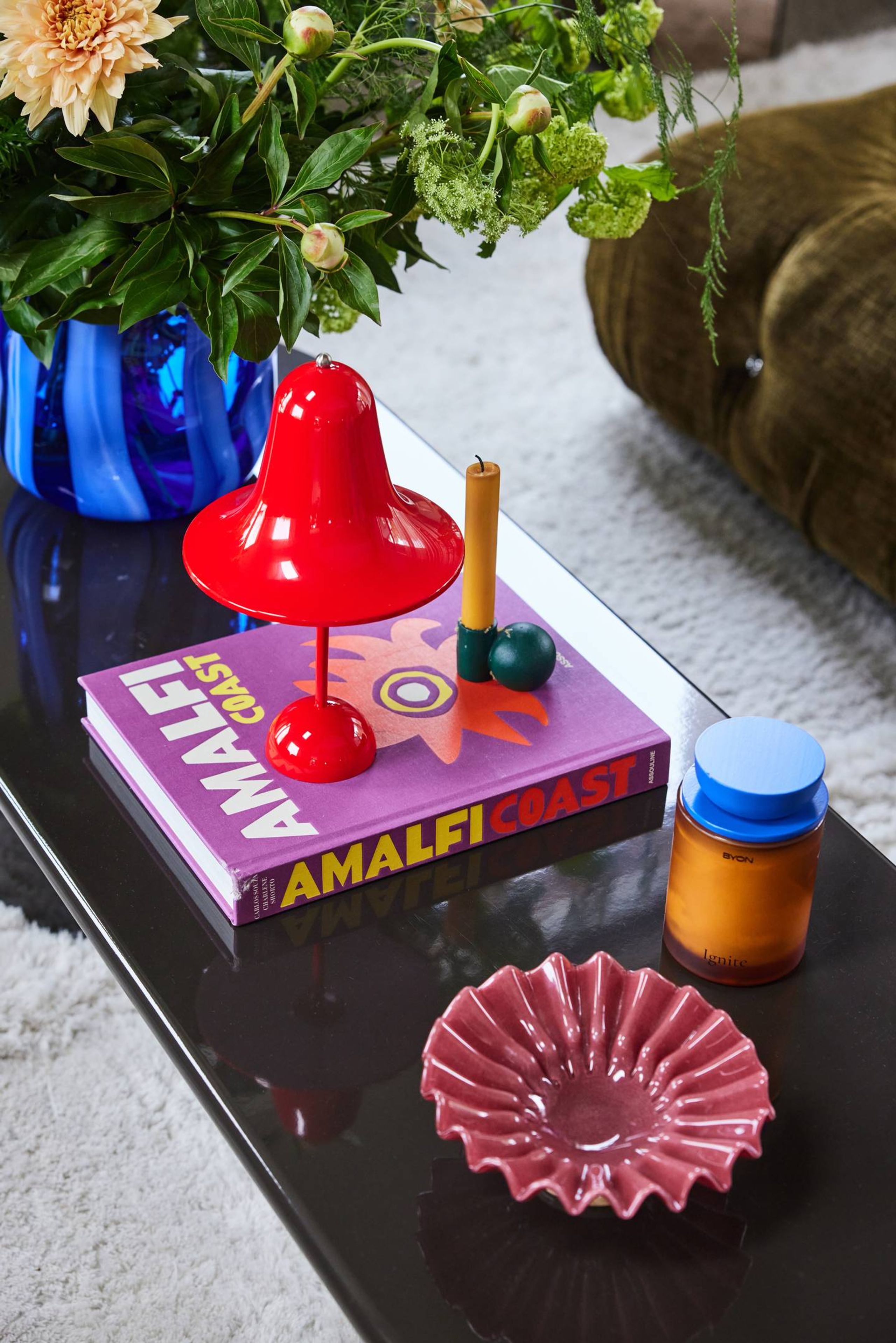 Byon - Bowl - Bowl Lori M - Bordeaux / Beige