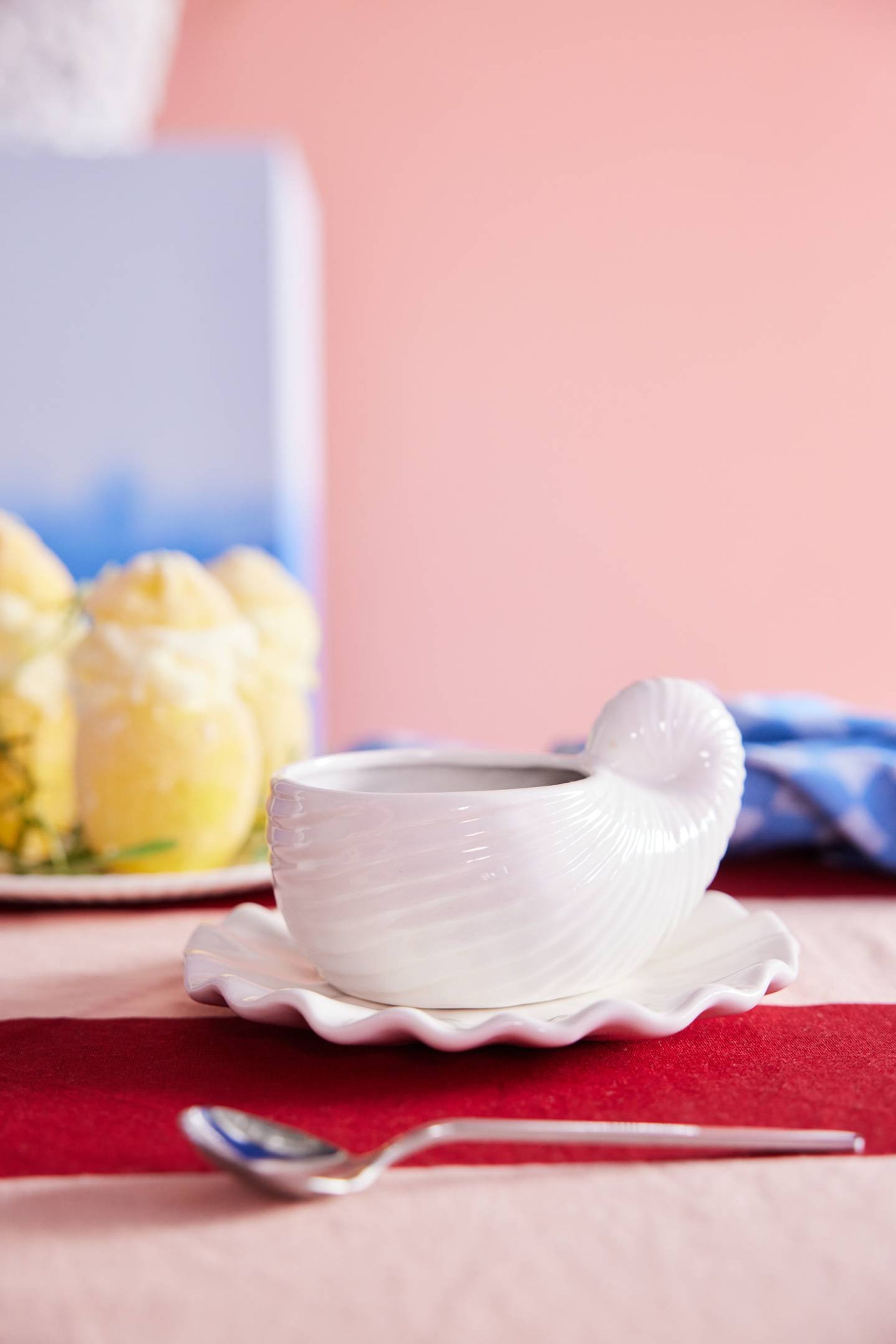 Byon - Teller - Plate Shelley - White