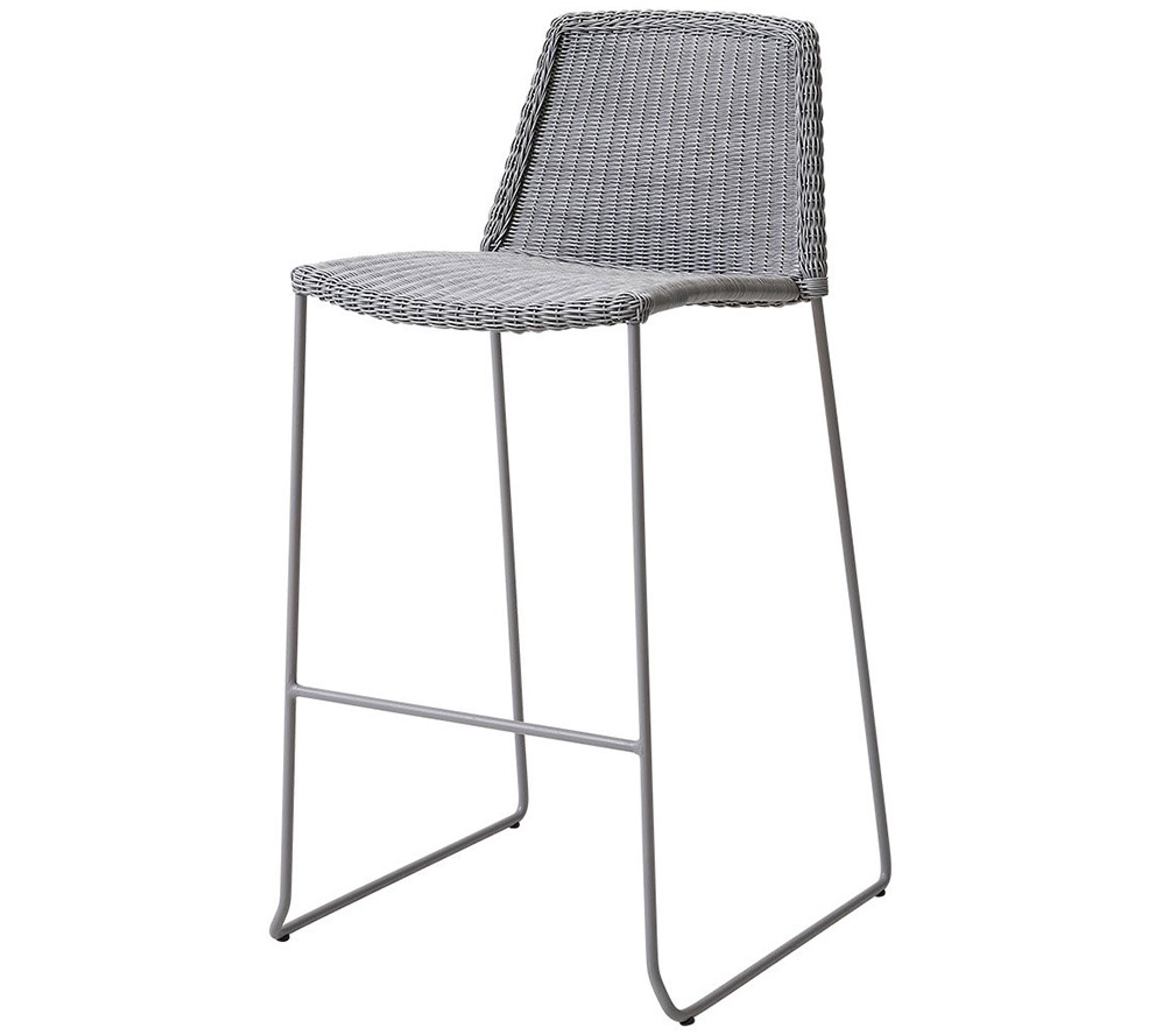 Cane-line - Bar stool - Breeze Bar Stool 5465 LI/LS/LW - Light Grey