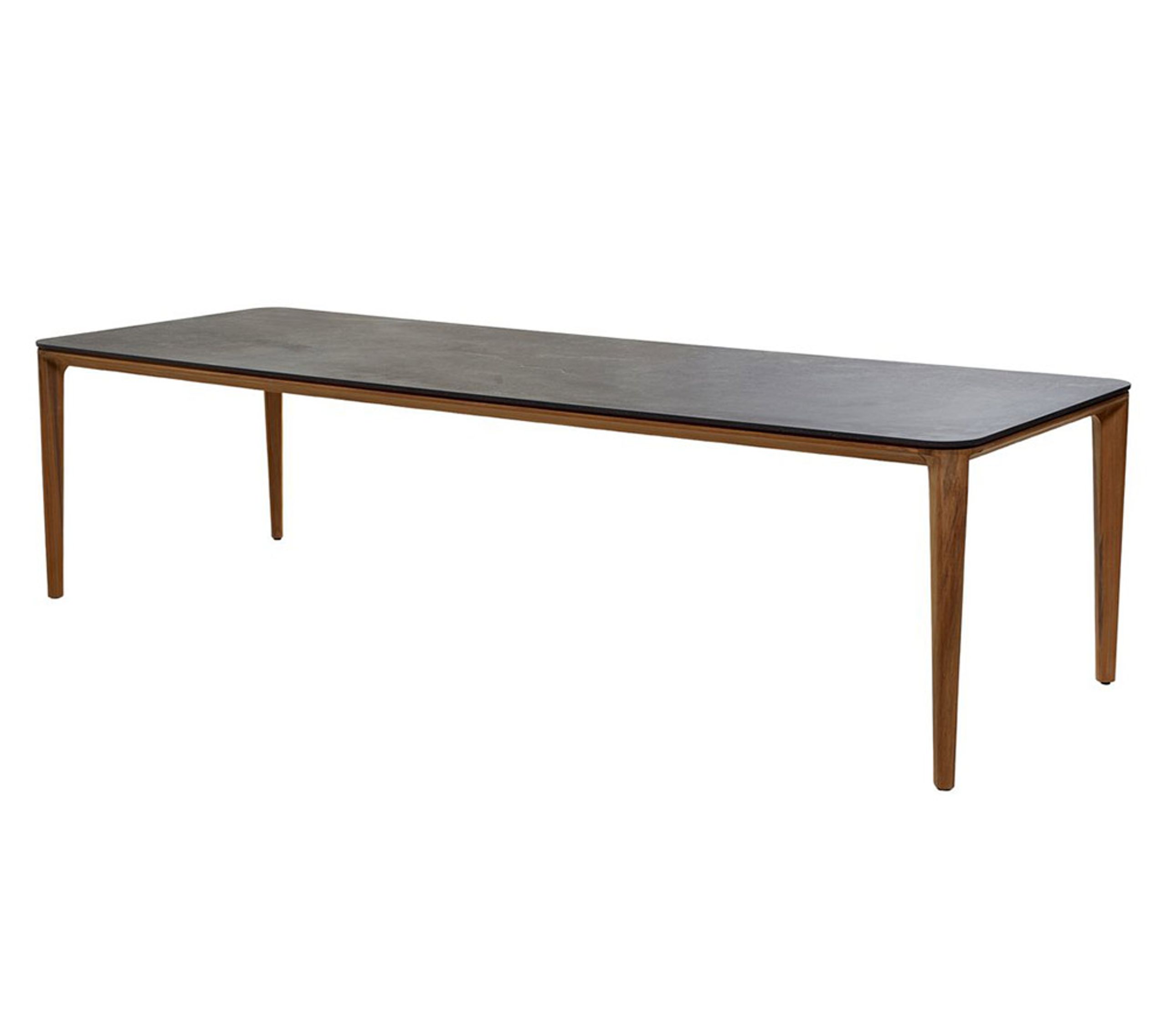 Cane-line - Table - Aspect Table - Frame: Teak / Tabletop: Black Fossil Ceramic - B280