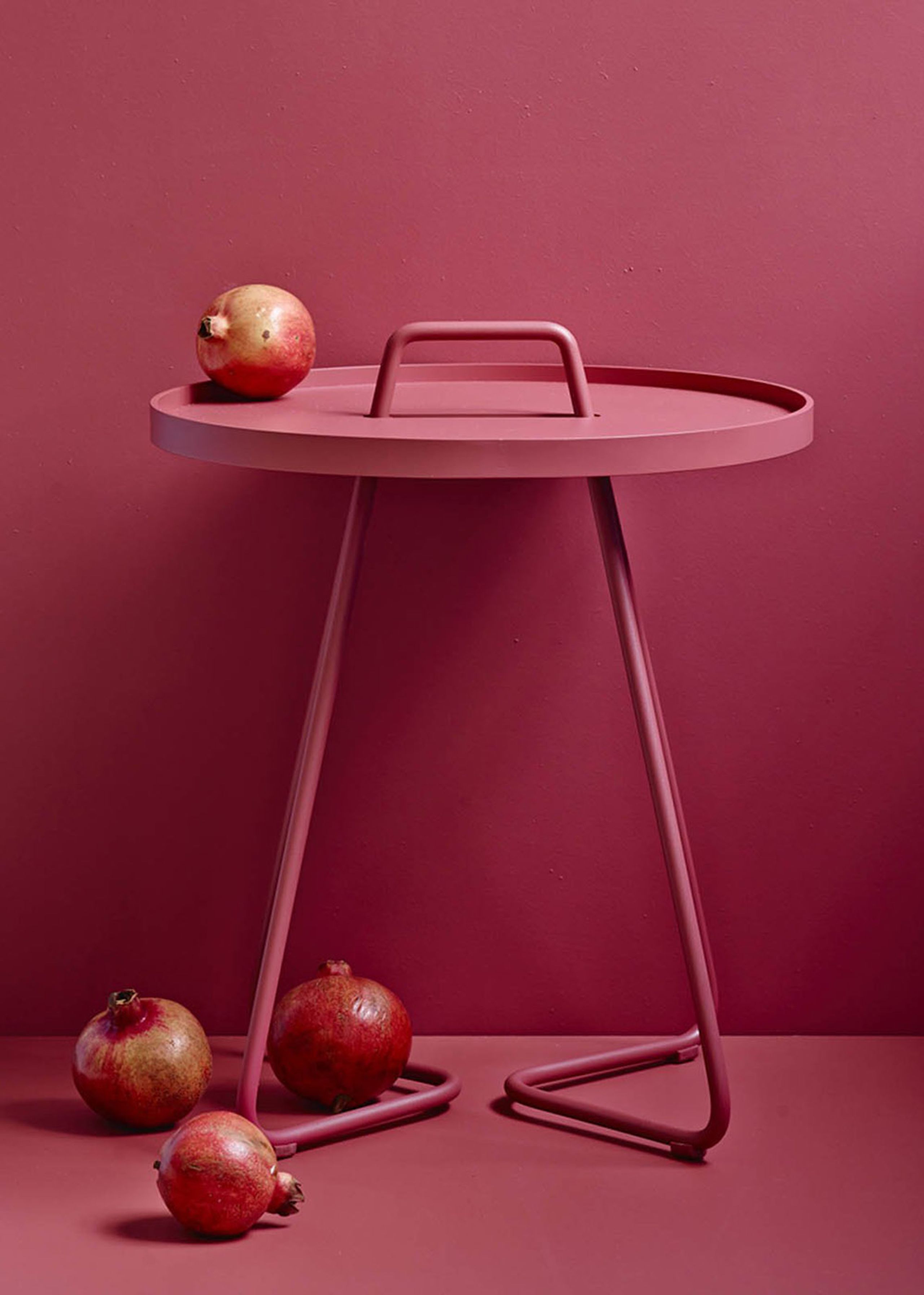 Cane-line - Table - On-the-move side table - Dusty blue - Small