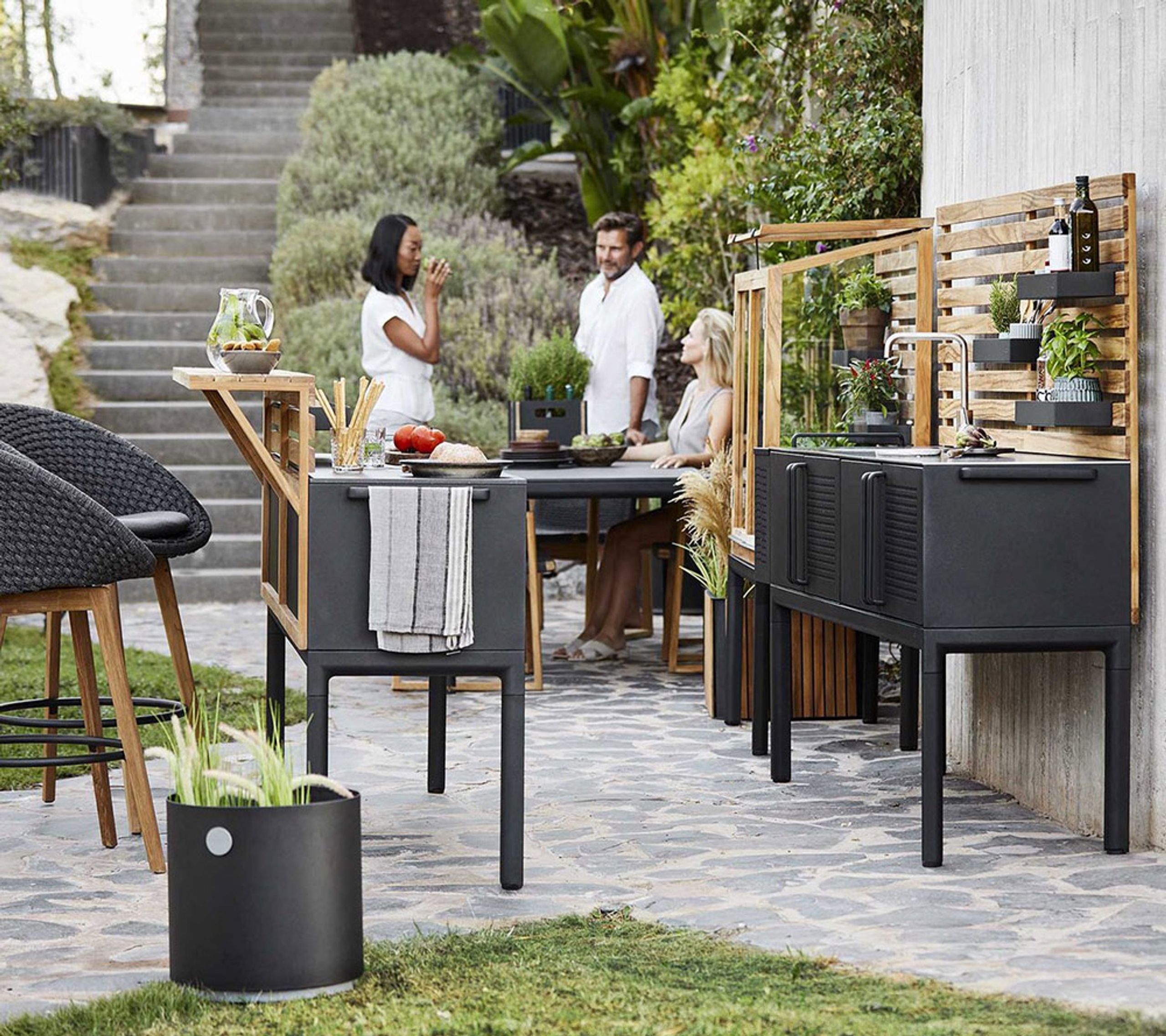 Cane-line - Bord - Drop køkkenbar - Teak