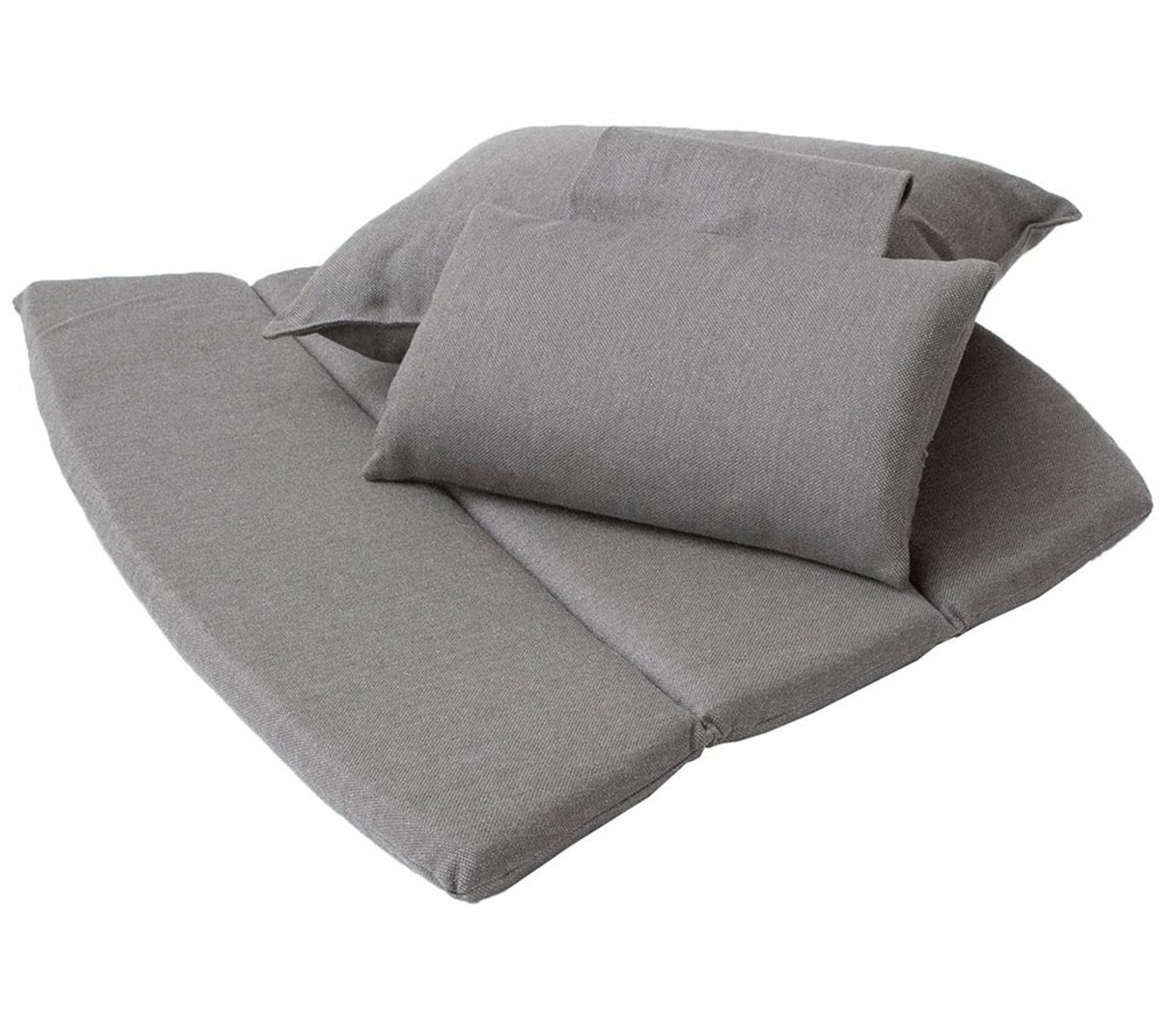 Cane-line - Cushion - Breeze Highback Lounge Chair Cushion - Taupe - Cane-line Natté