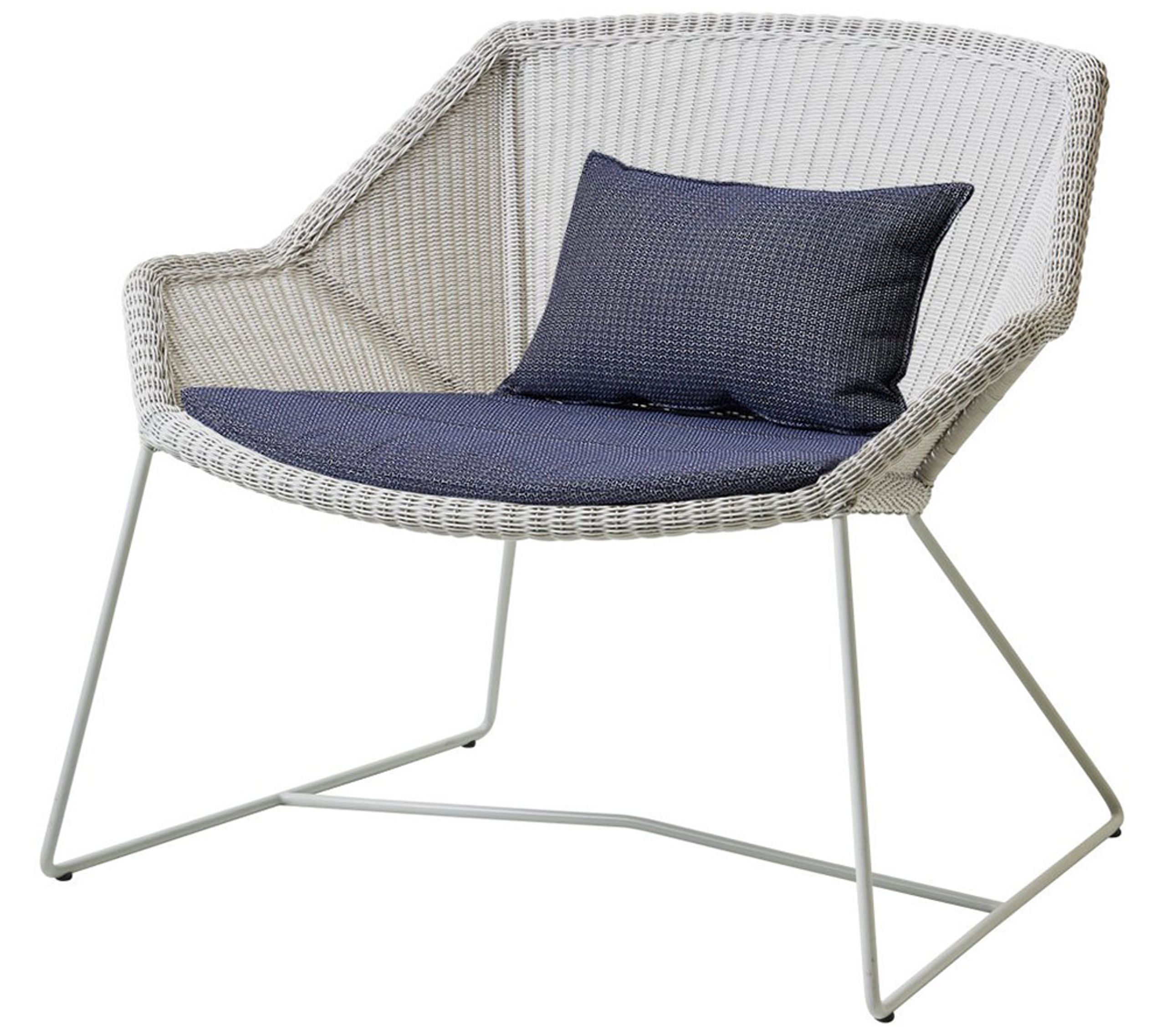 Cane-line - Cuscino - Breeze Lounge Chair Cushion - Blue - Cane-line Link
