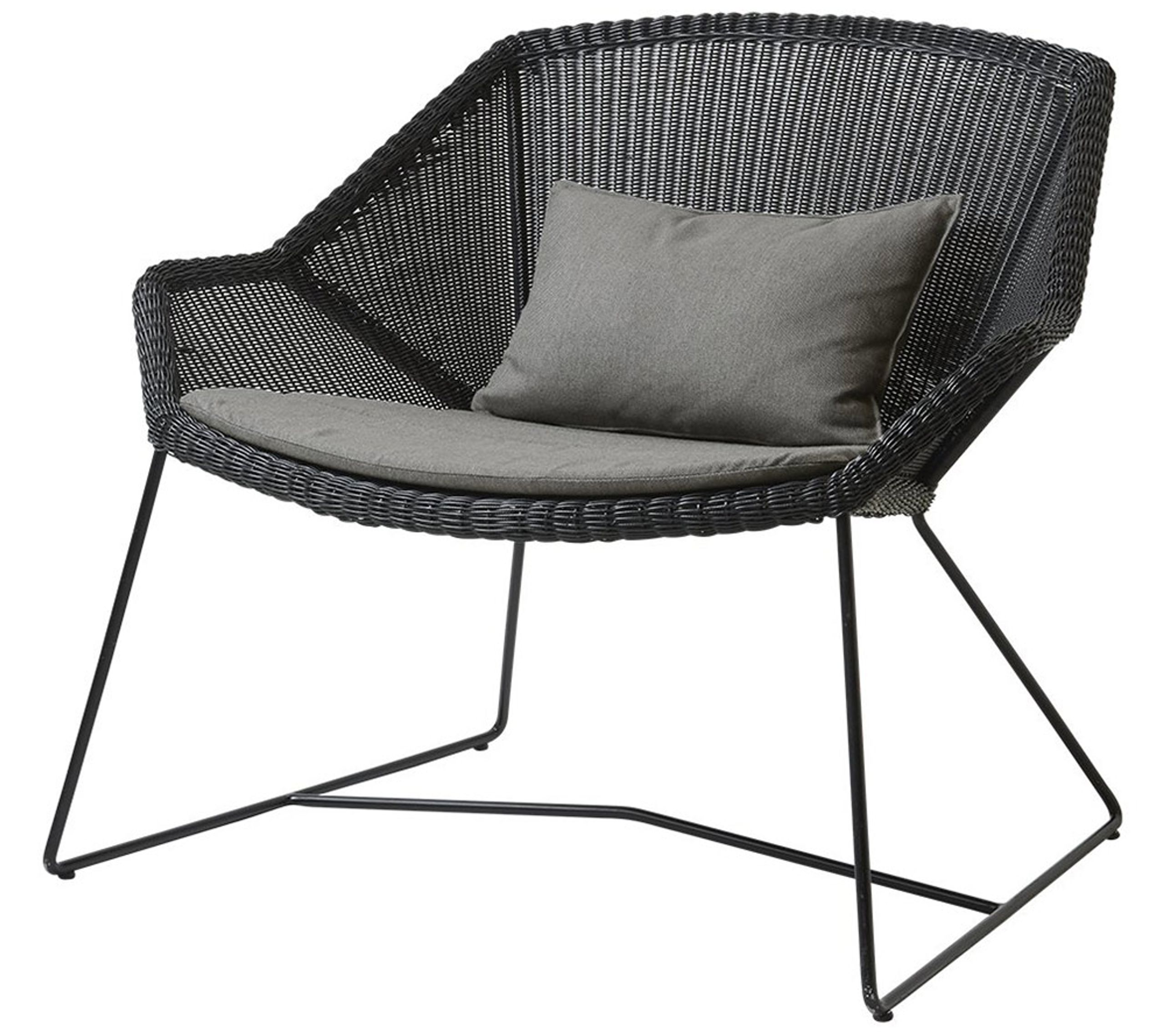 Cane-line - Cushion - Breeze Lounge Chair Cushion - Taupe - Cane-line Natté