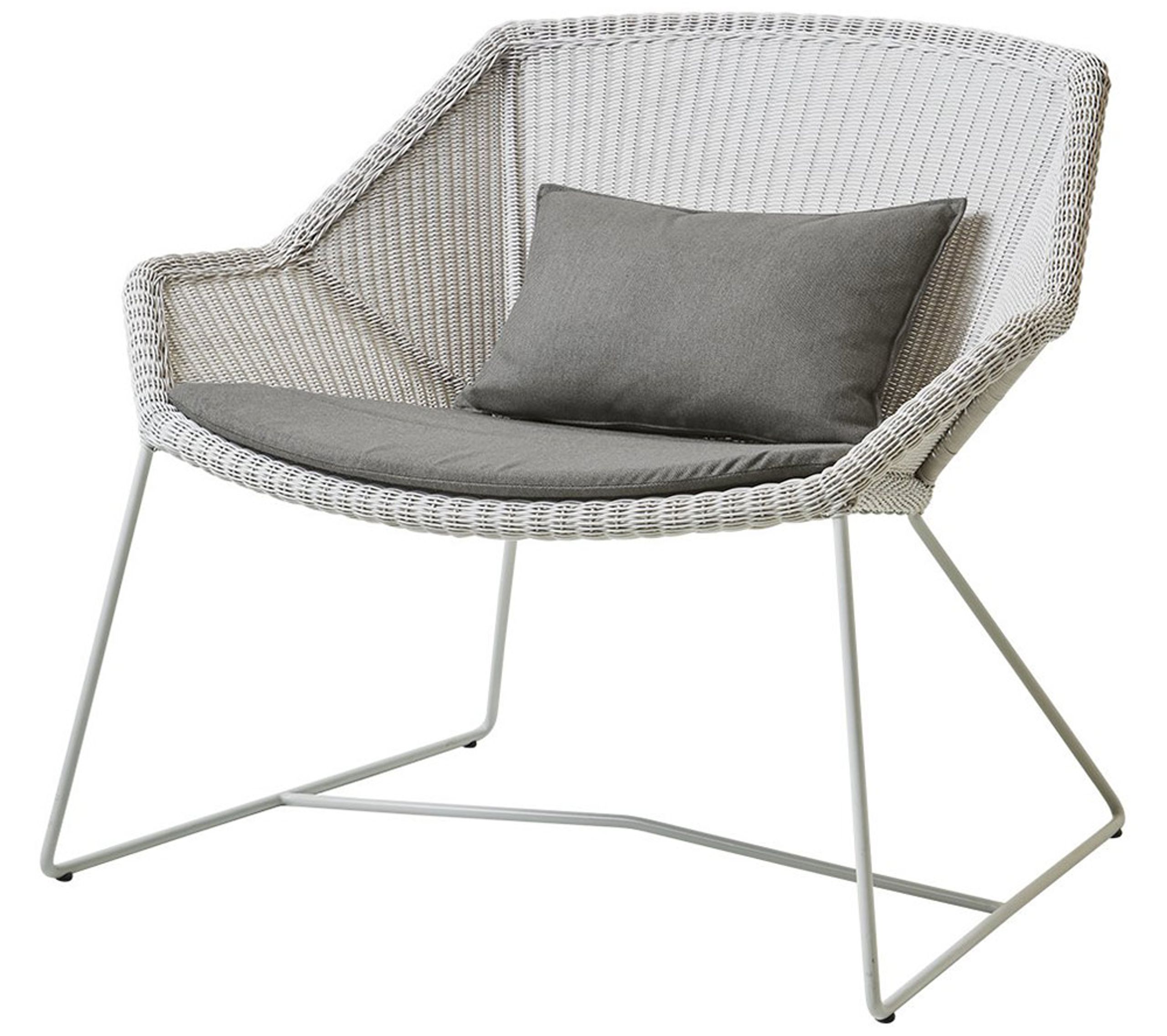 Cane-line - Cushion - Breeze Lounge Chair Cushion - Taupe - Cane-line Natté